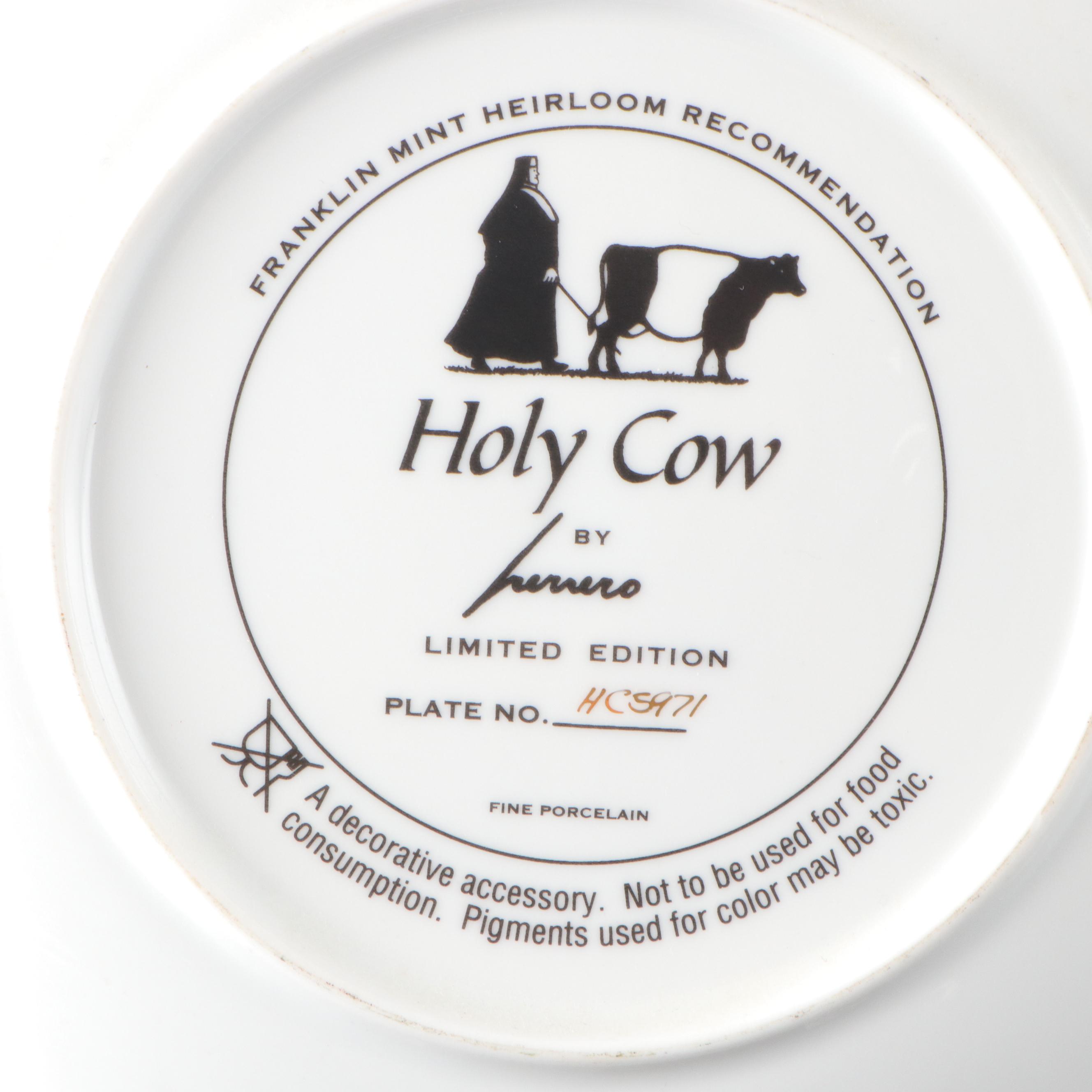 Franklin Mint Limited Edition Porcelain Plates with Ceramic Bowls and More