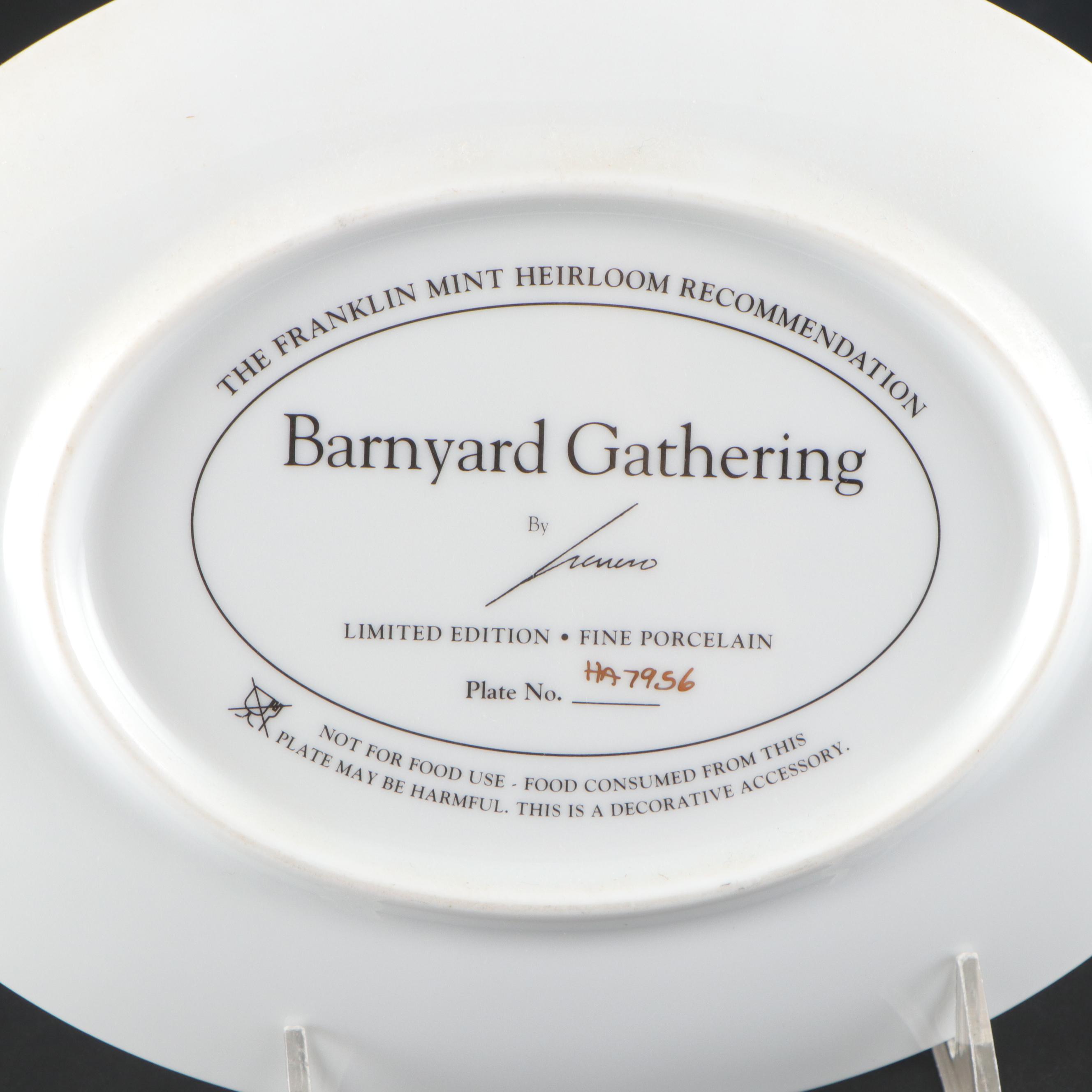 Franklin Mint Limited Edition Porcelain Plates with Ceramic Bowls and More