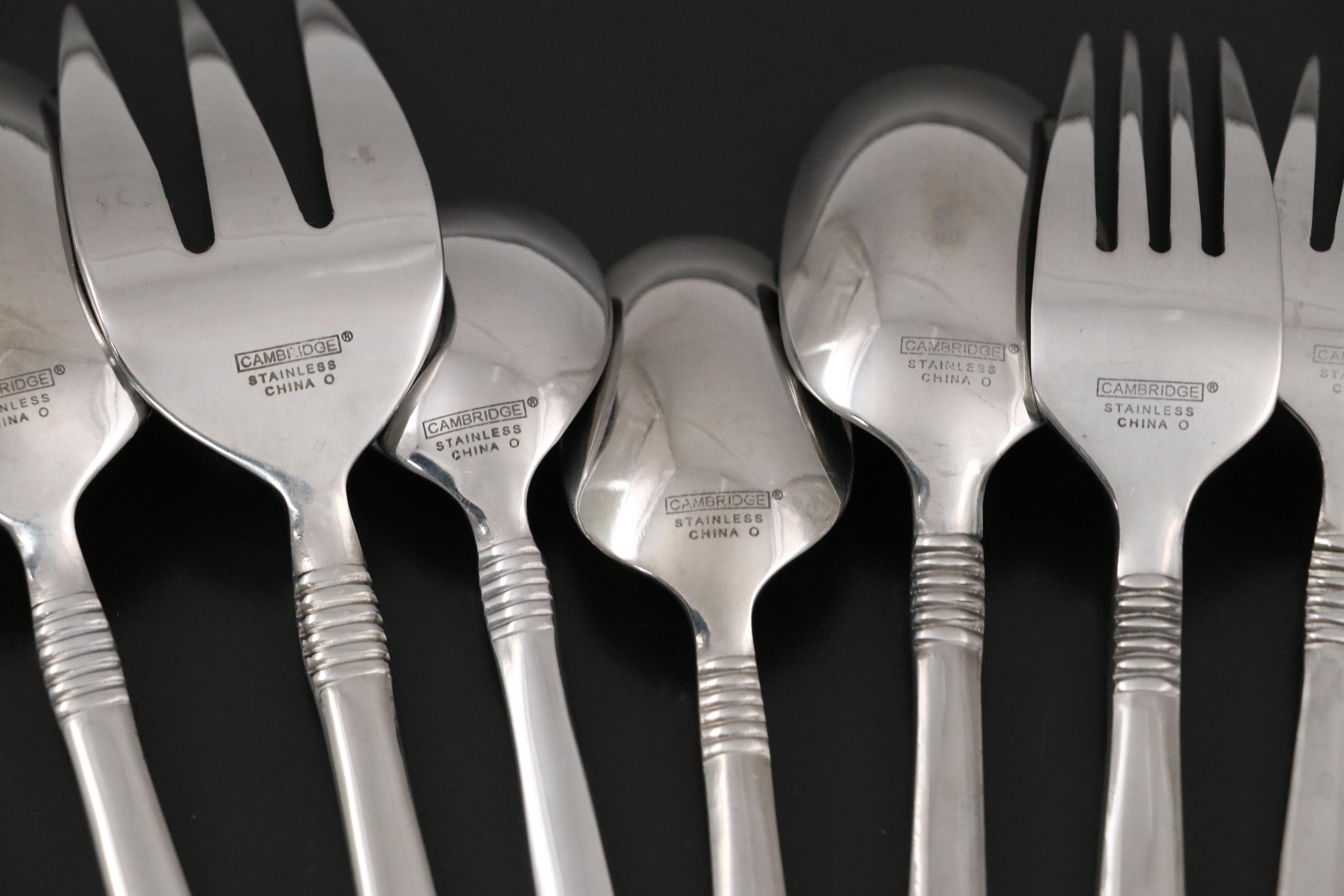 Cambridge Silver Smith Ltd. Stainless Steel Flatware and Serving Utensils