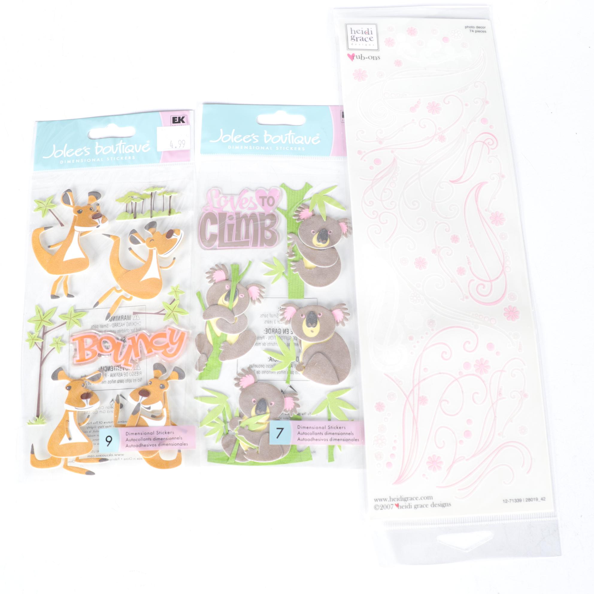 Paper Crafting Supplies Assortment with Organizer Shoulder Bag