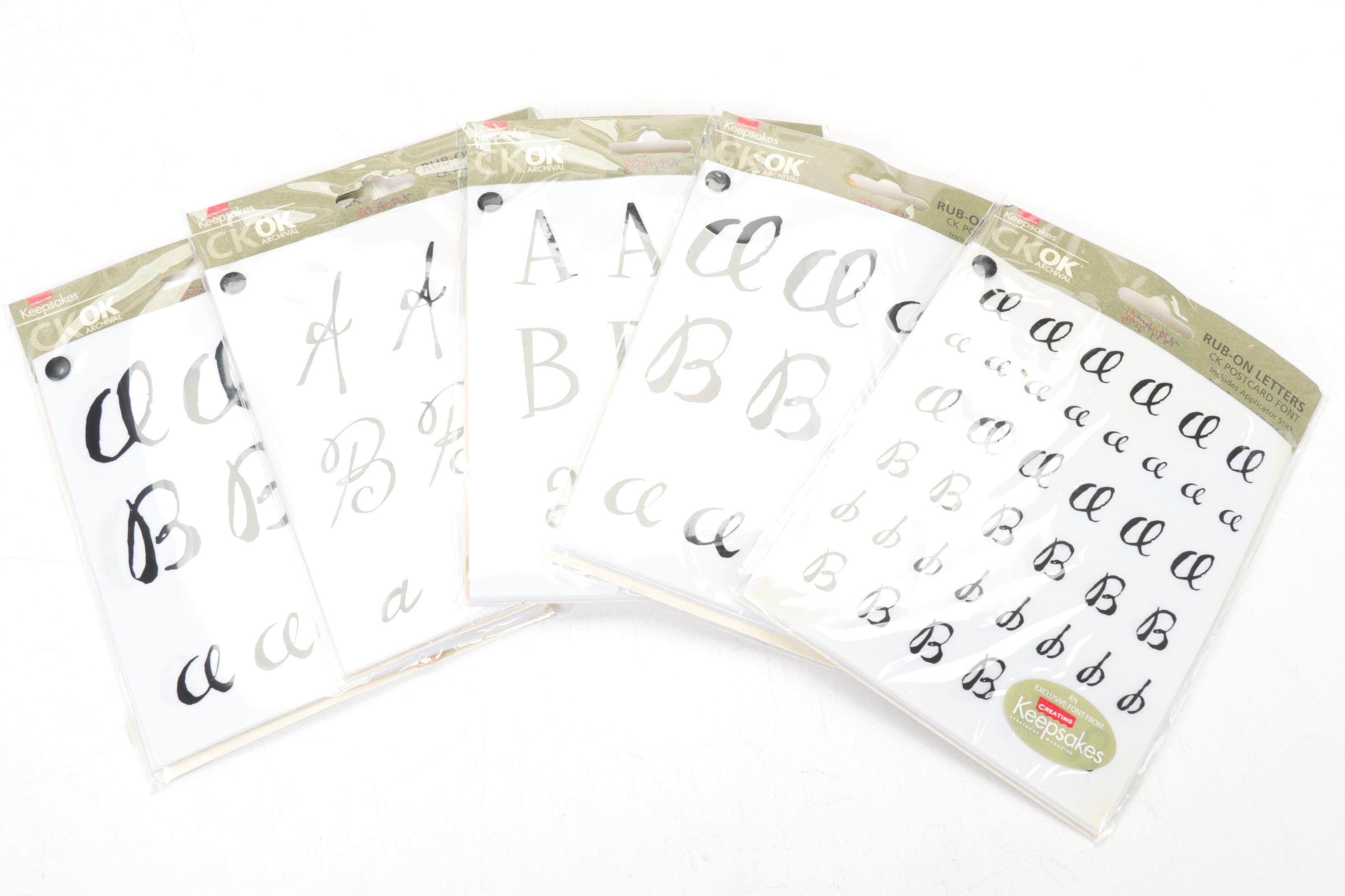 Paper Crafting Supplies Assortment with Organizer Shoulder Bag