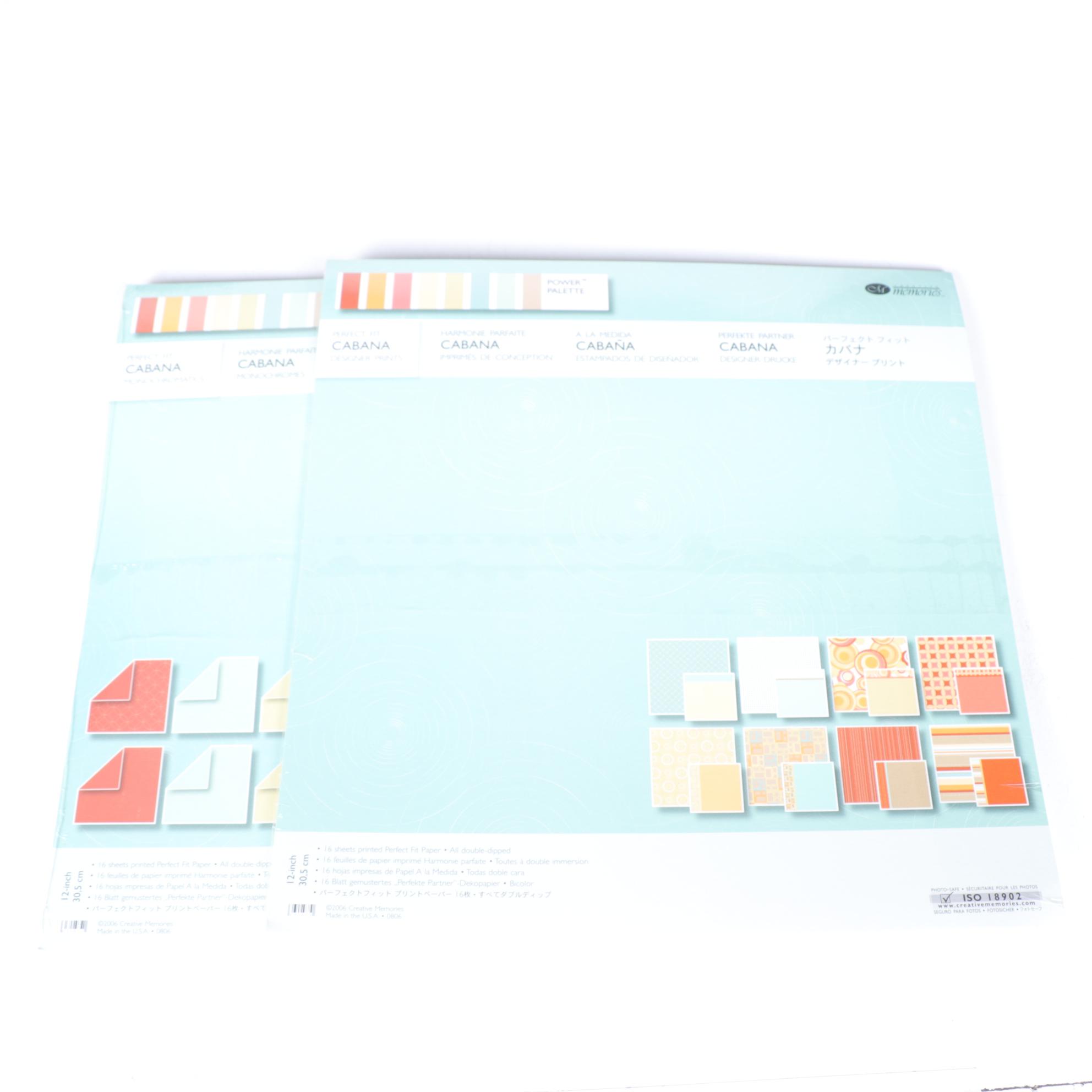 Paper Crafting Supplies Assortment with Organizer Shoulder Bag