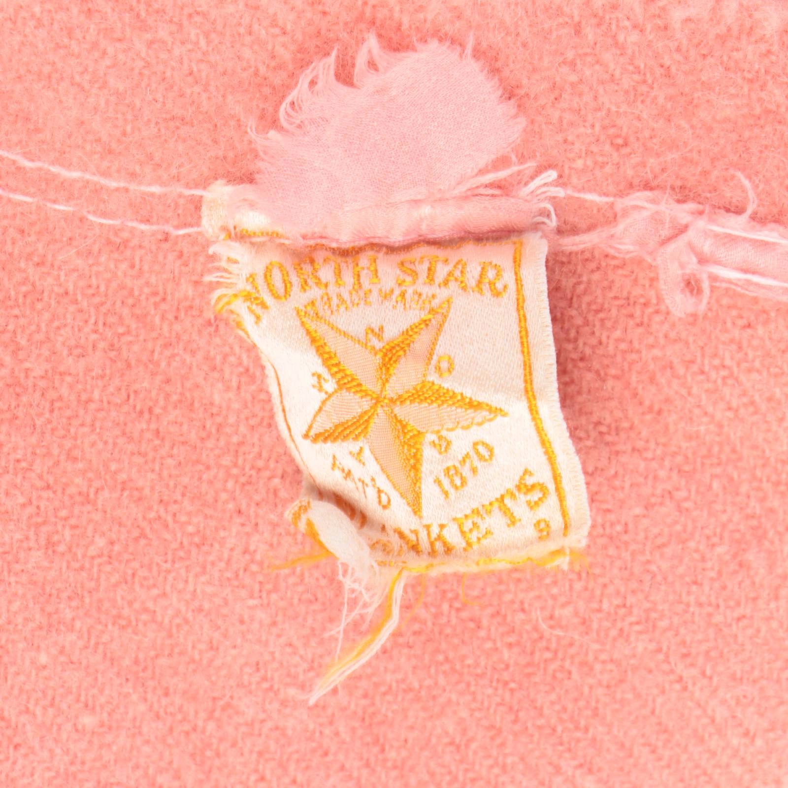 North Star, Fleischmann and The New Bremen Blanket Pink and Maroon Wool Blankets