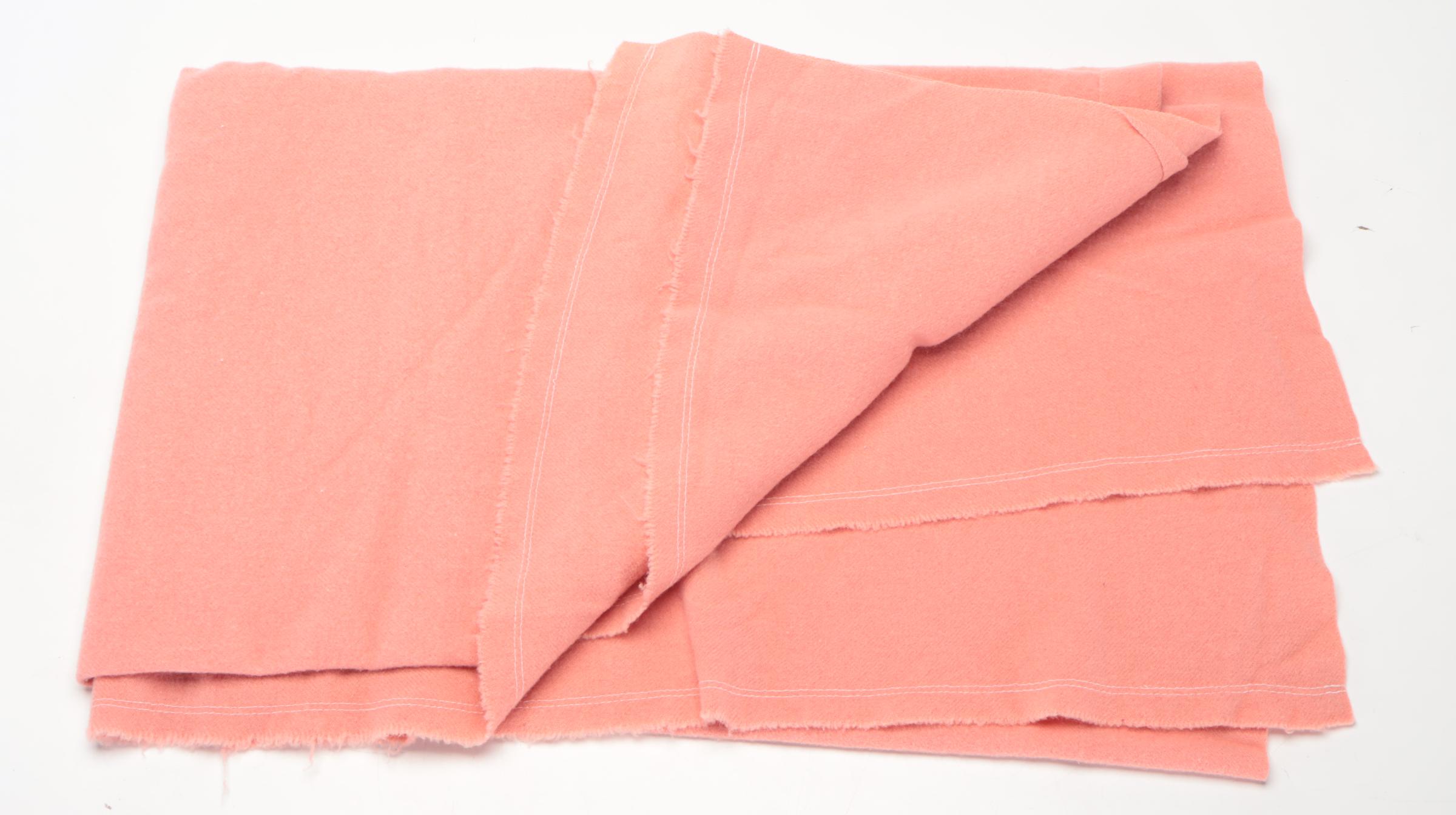 North Star, Fleischmann and The New Bremen Blanket Pink and Maroon Wool Blankets