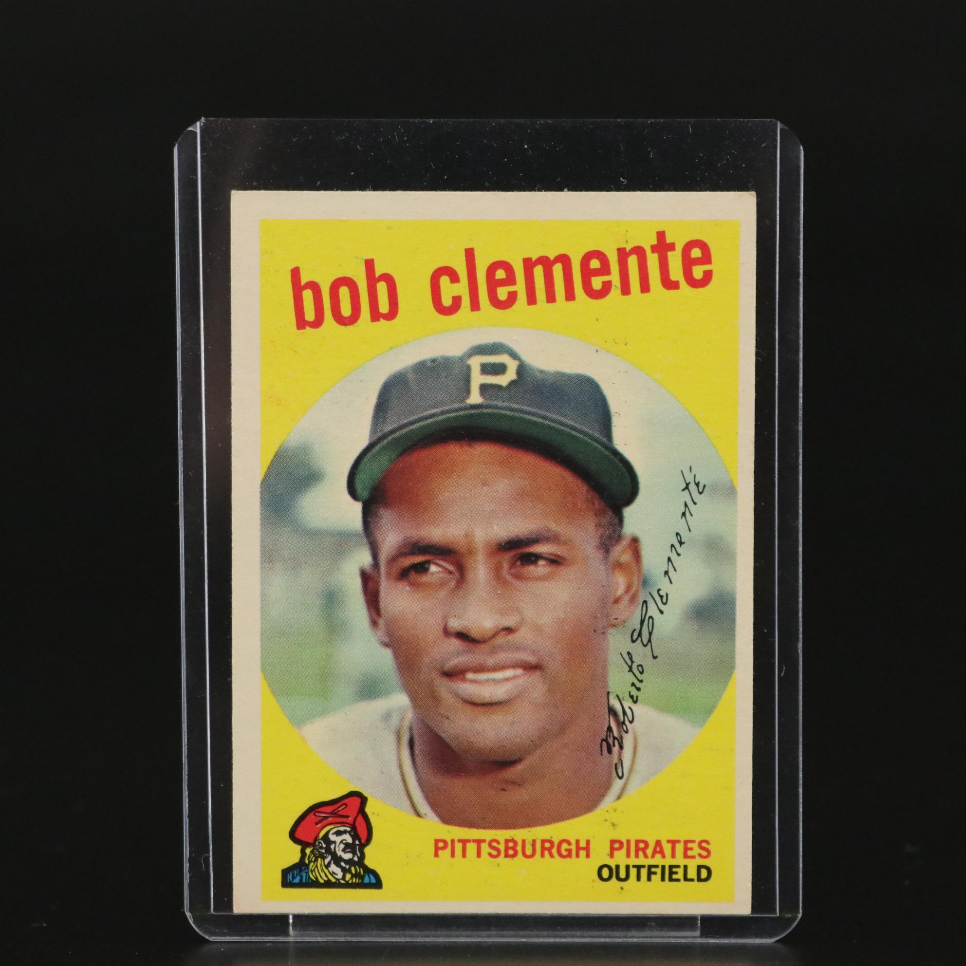 1959 Topps Roberto Clemente Pittsburgh Pirates #478 Baseball Card