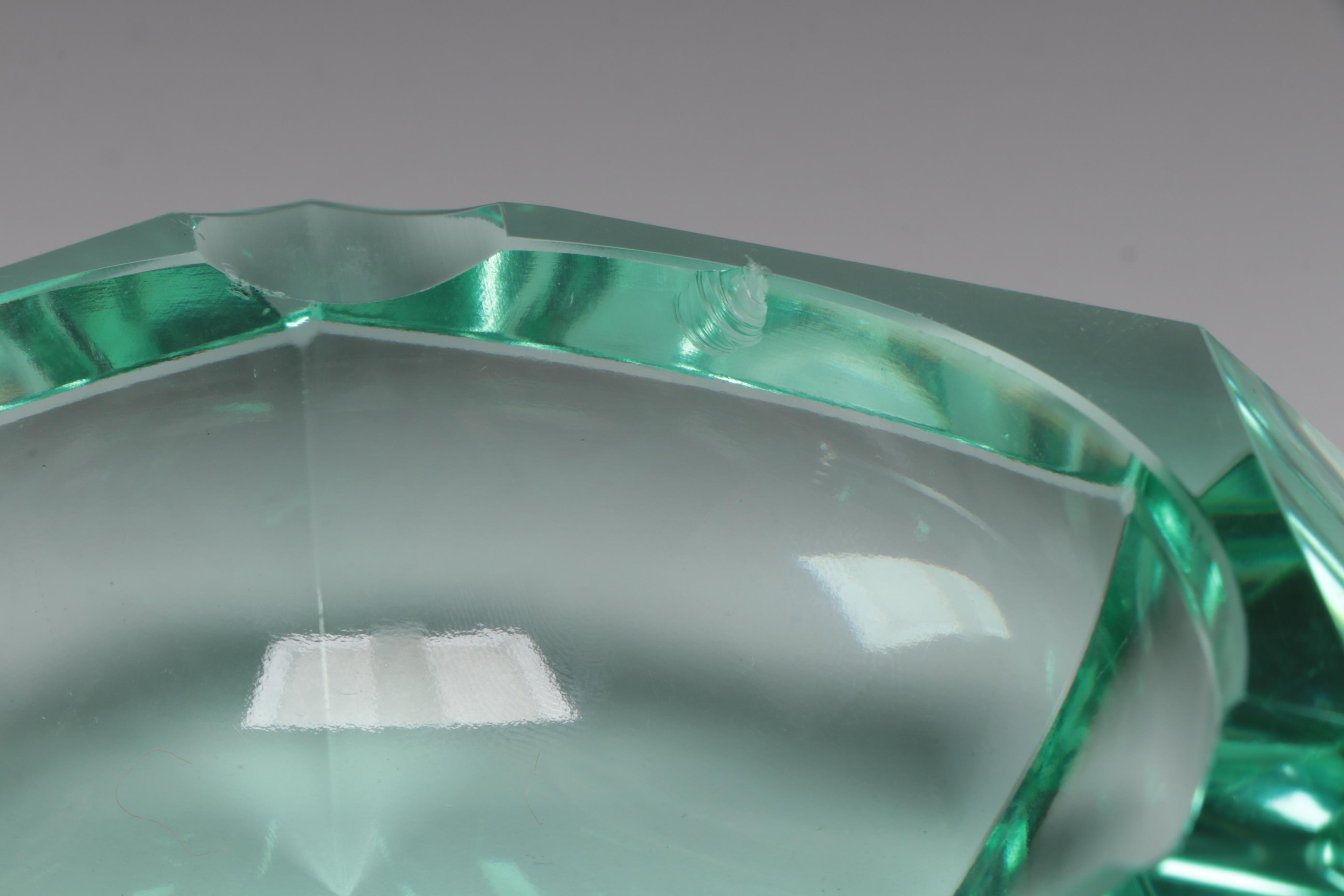 Art Glass Chili Pepper Figurine with Ashtray