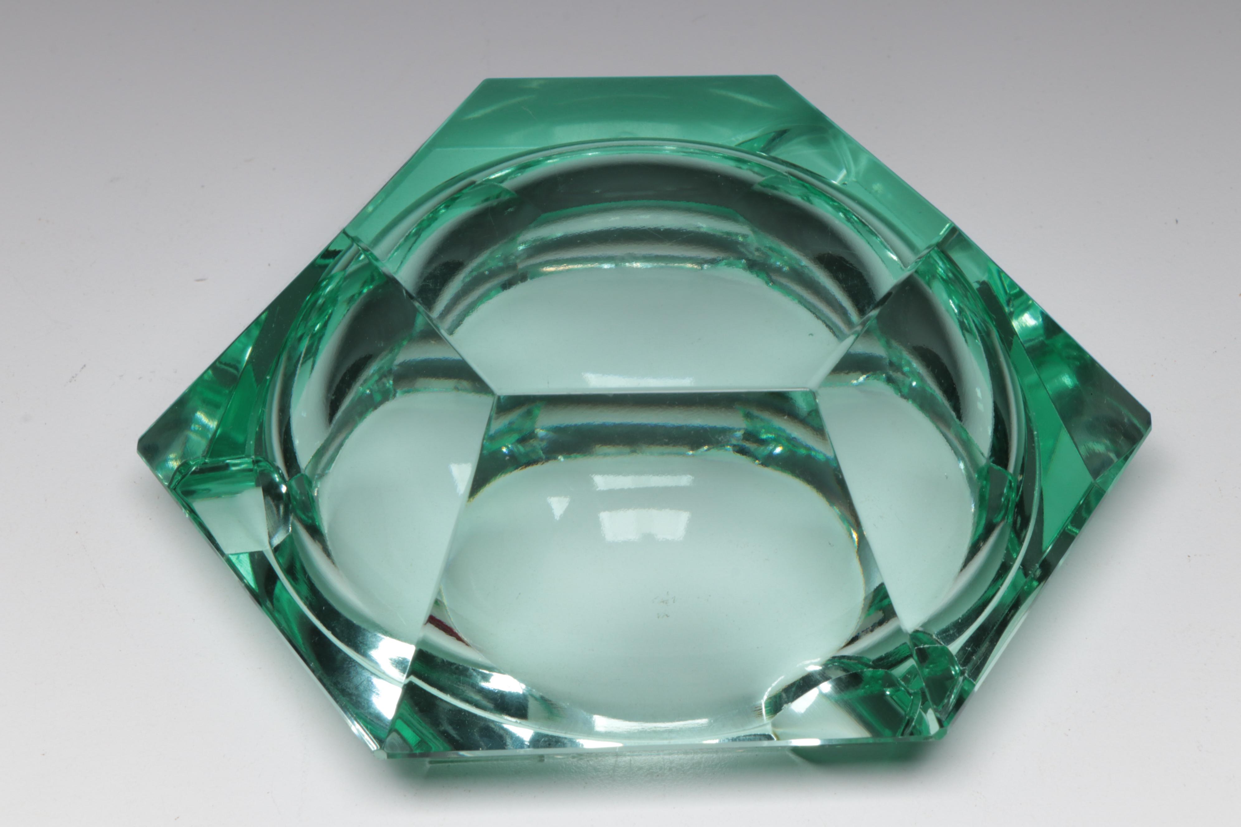 Art Glass Chili Pepper Figurine with Ashtray