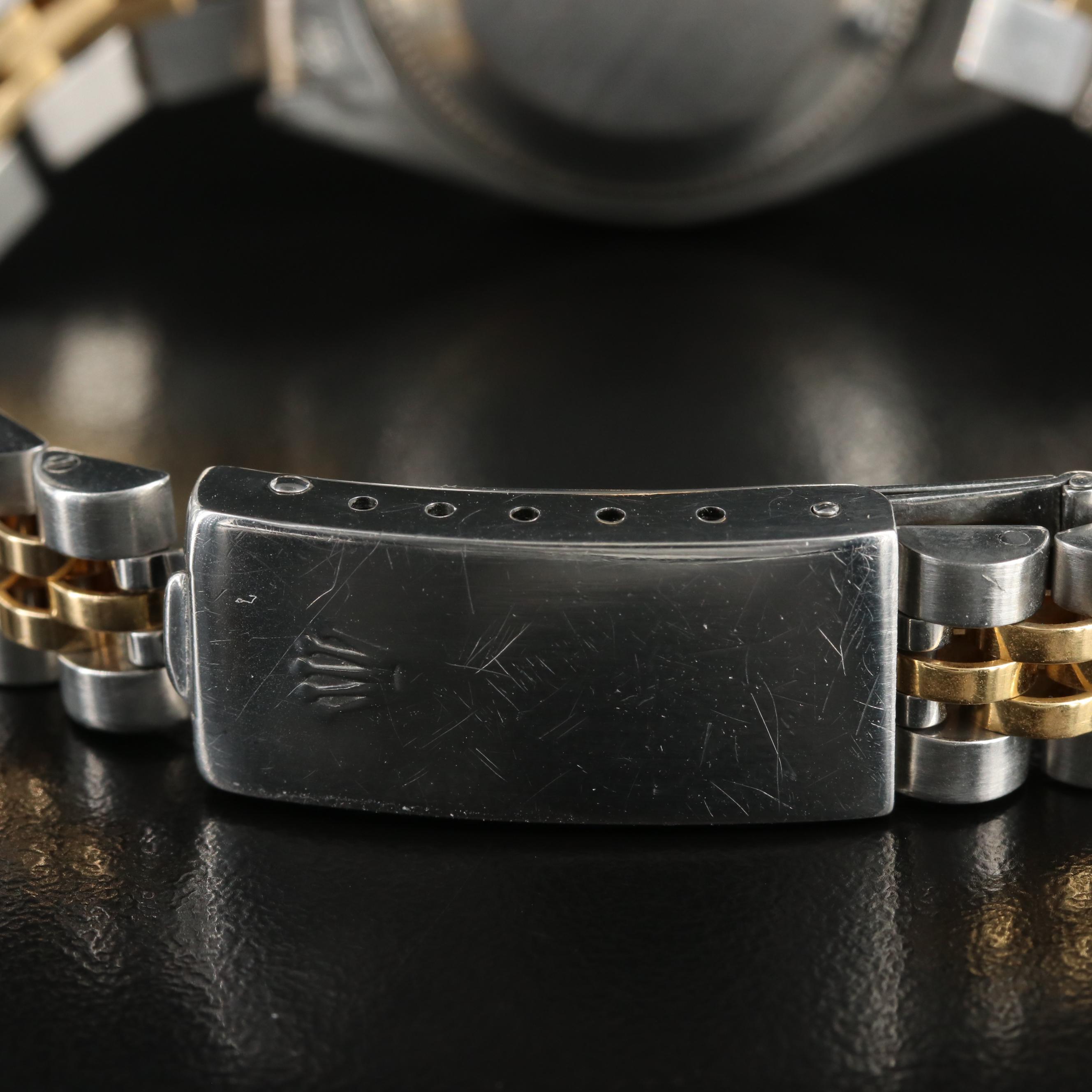 1975 Rolex Datejust 6917 Two-Tone Factory Diamond Dial Watch