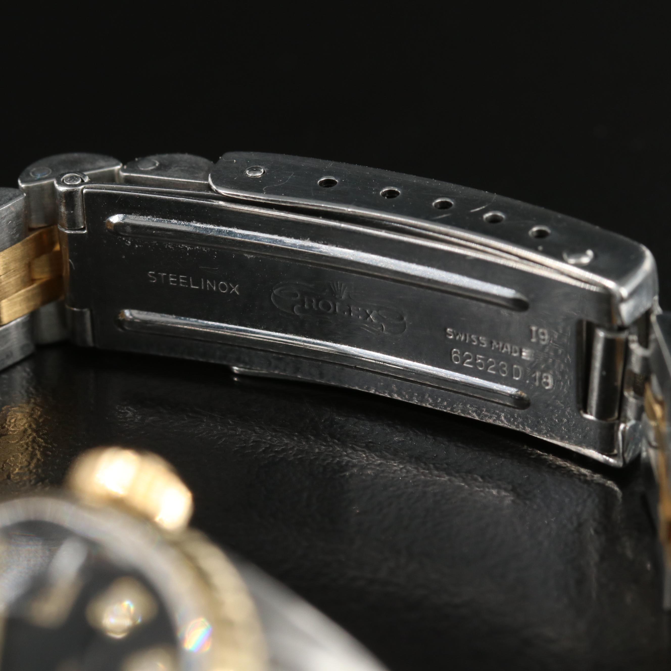 1975 Rolex Datejust 6917 Two-Tone Factory Diamond Dial Watch