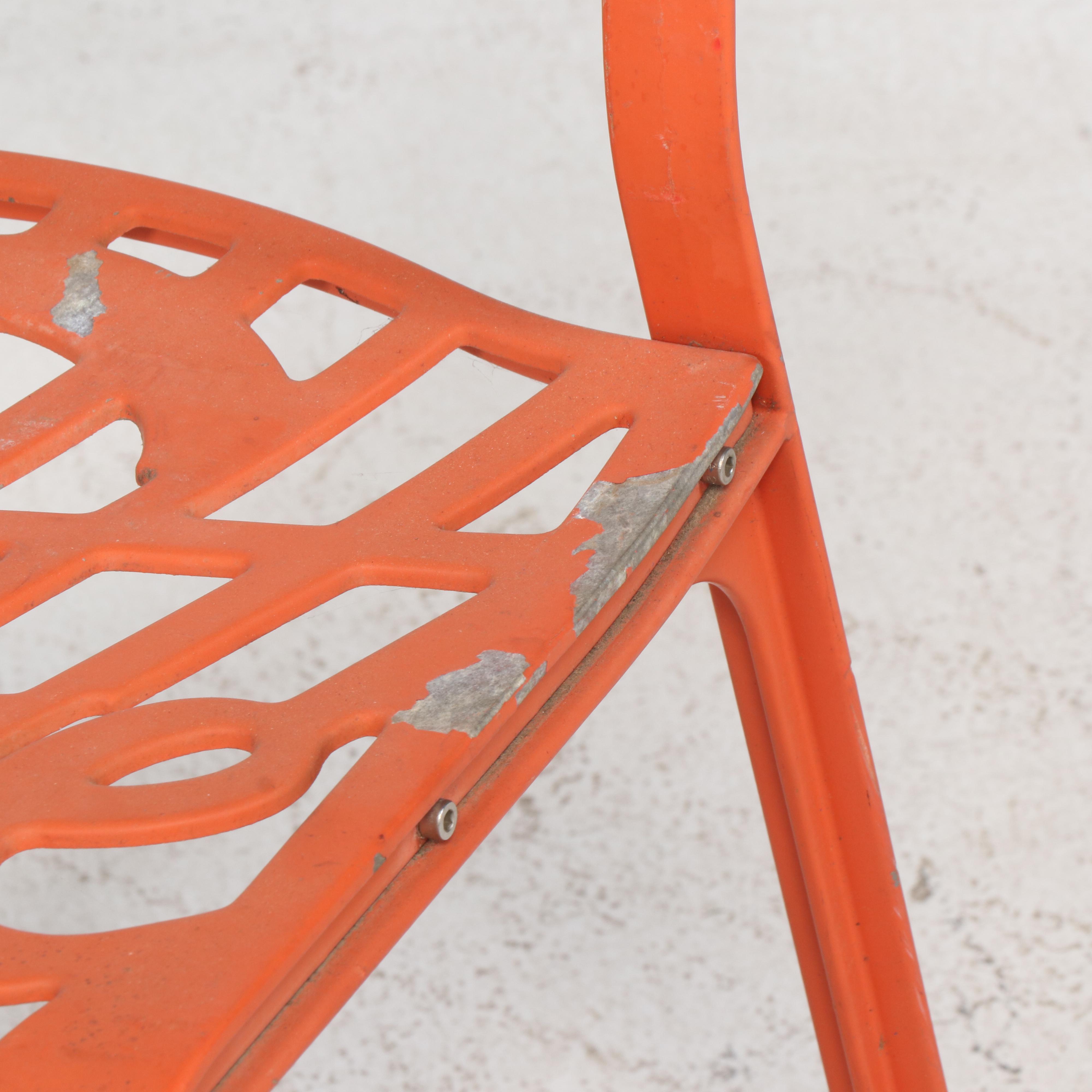 Jeremy Harvey for Artifort "Hello There" Cast Aluminum Side Chair