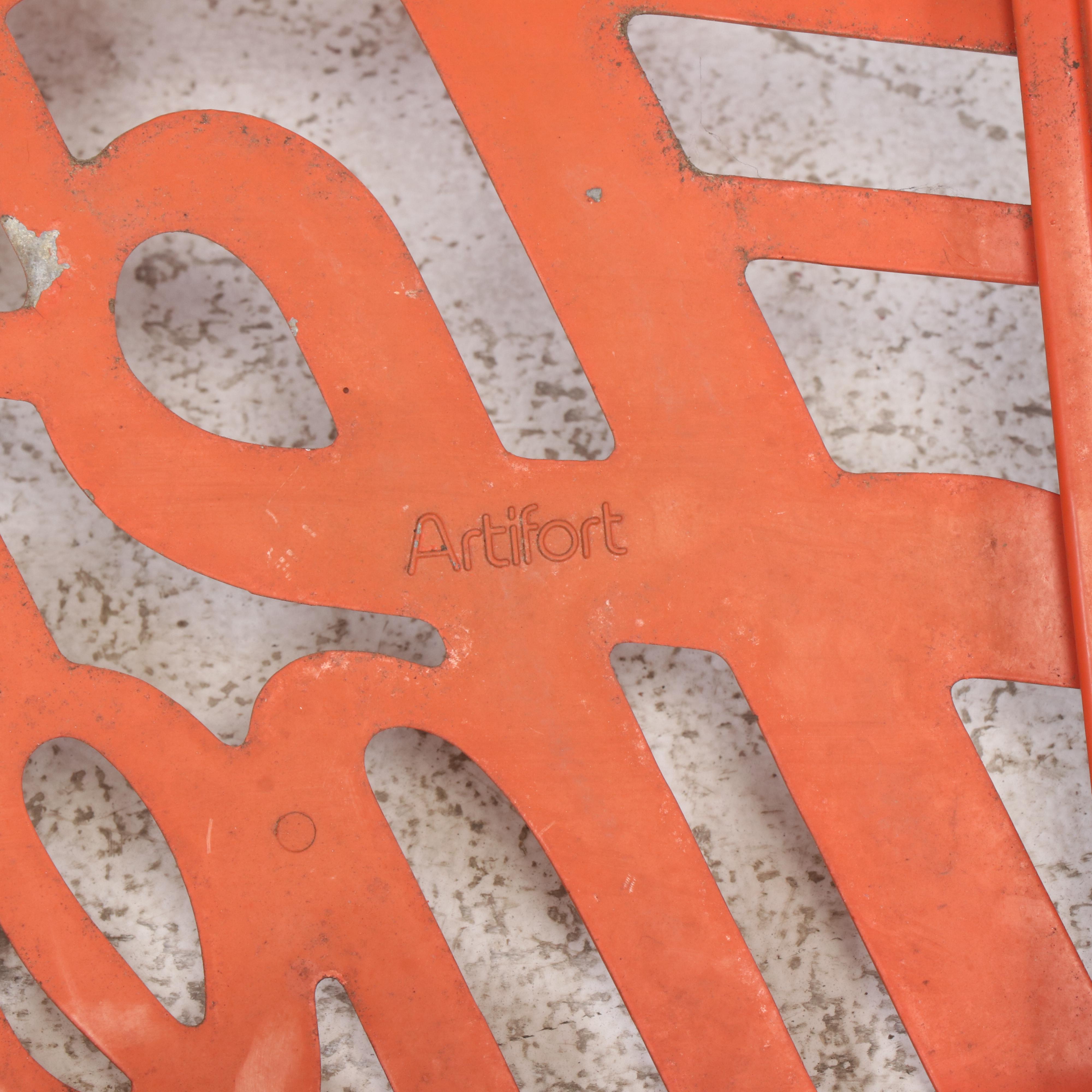 Jeremy Harvey for Artifort "Hello There" Cast Aluminum Side Chair