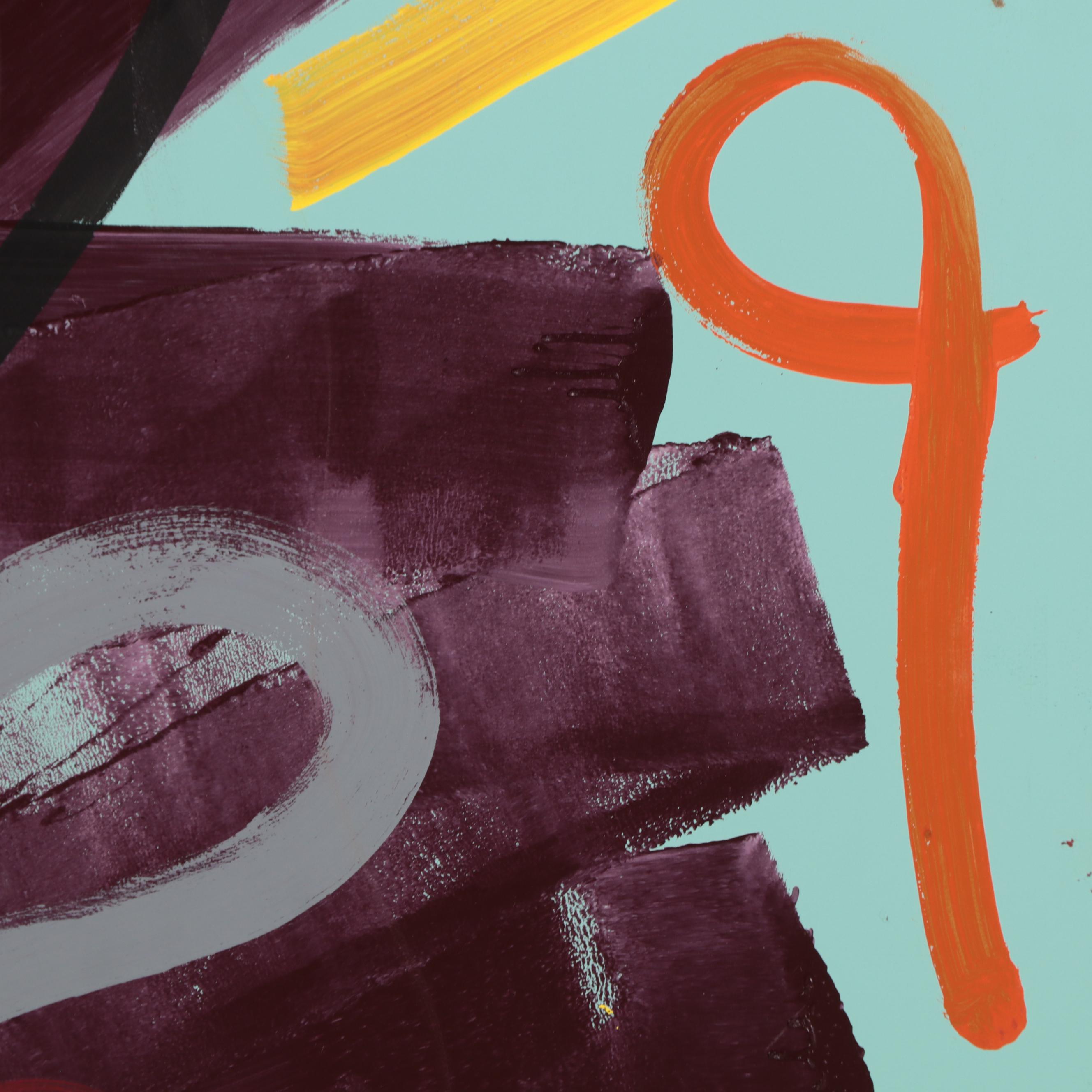 Peter Keil Large-Scale Abstract Figurative Acrylic Painting