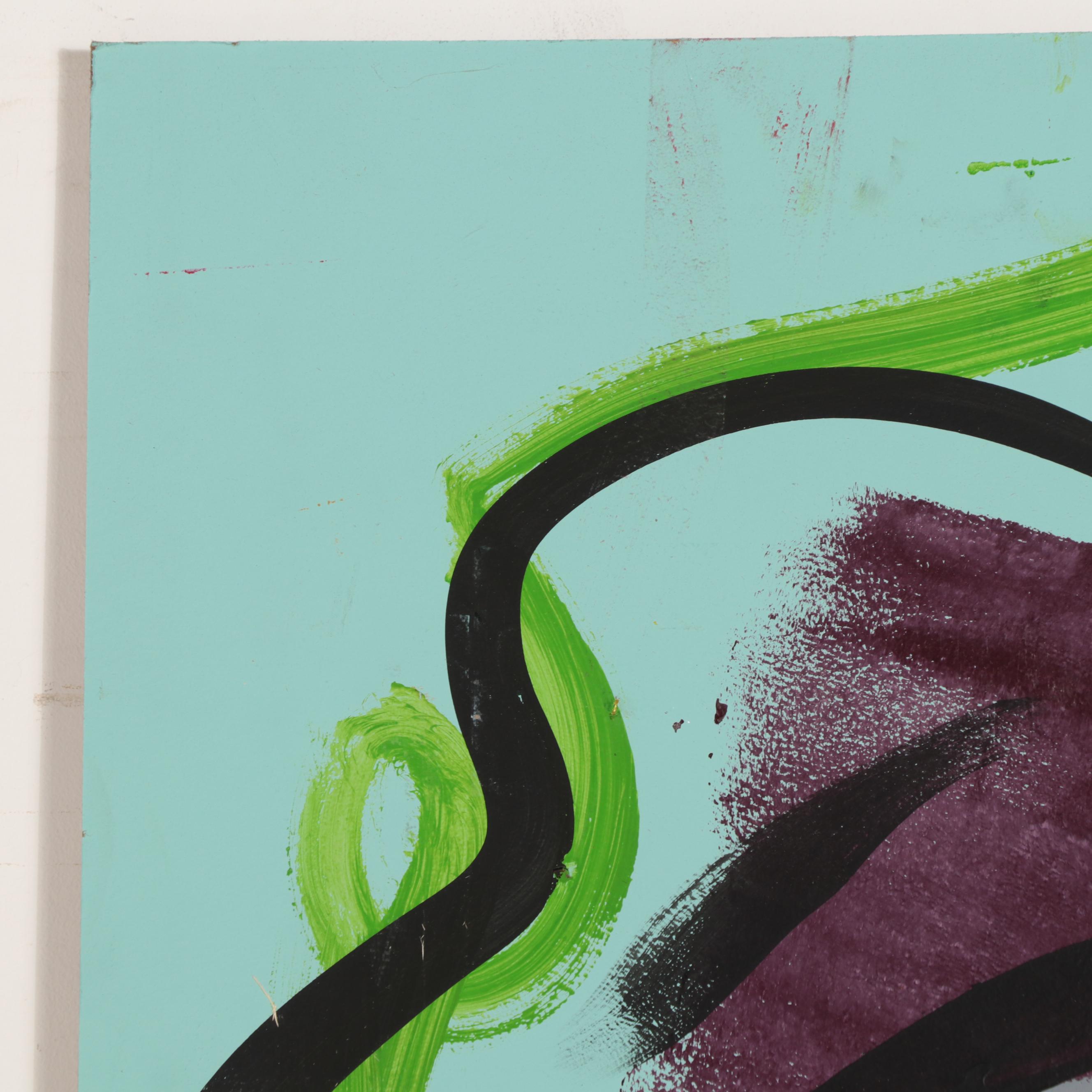 Peter Keil Large-Scale Abstract Figurative Acrylic Painting