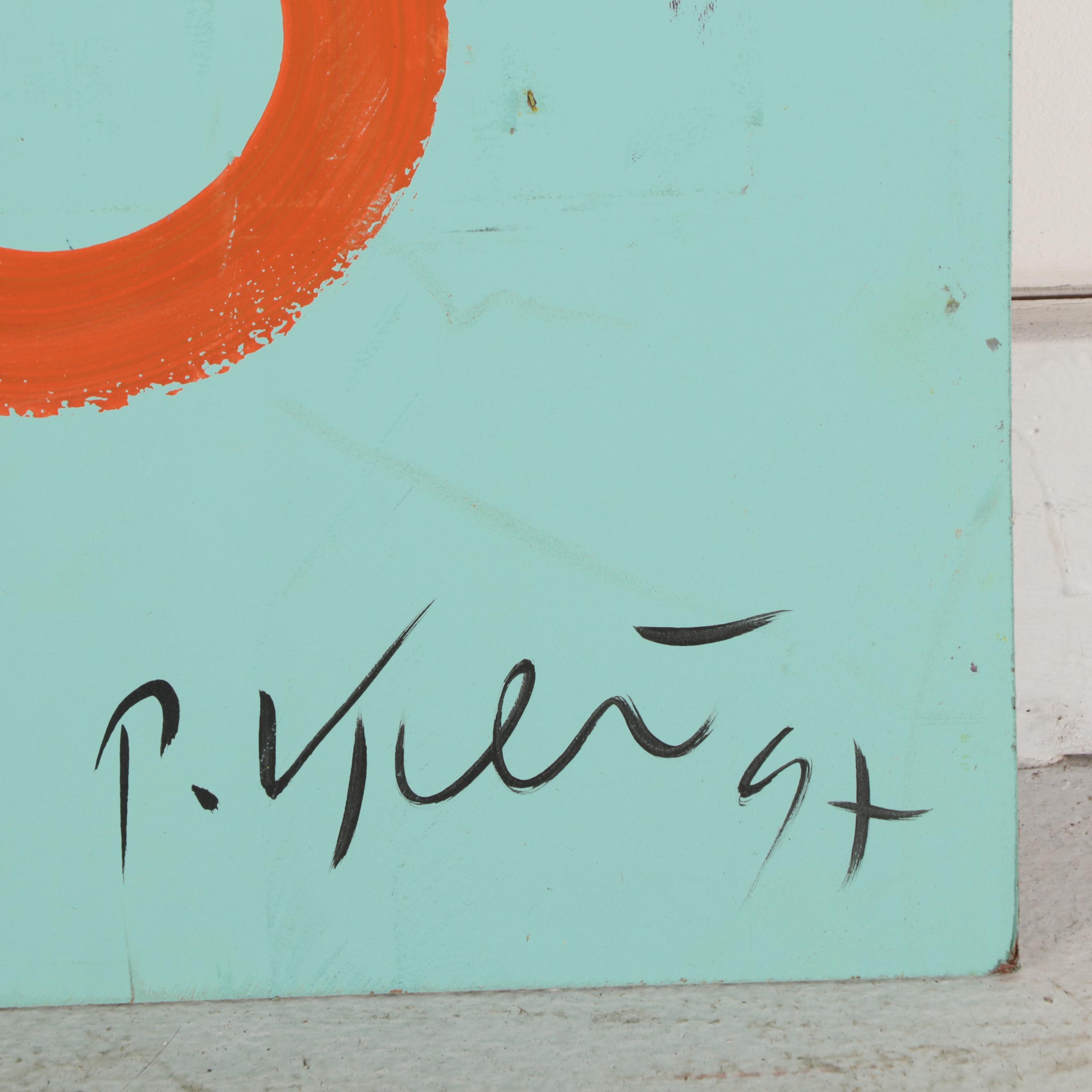 Peter Keil Large-Scale Abstract Figurative Acrylic Painting