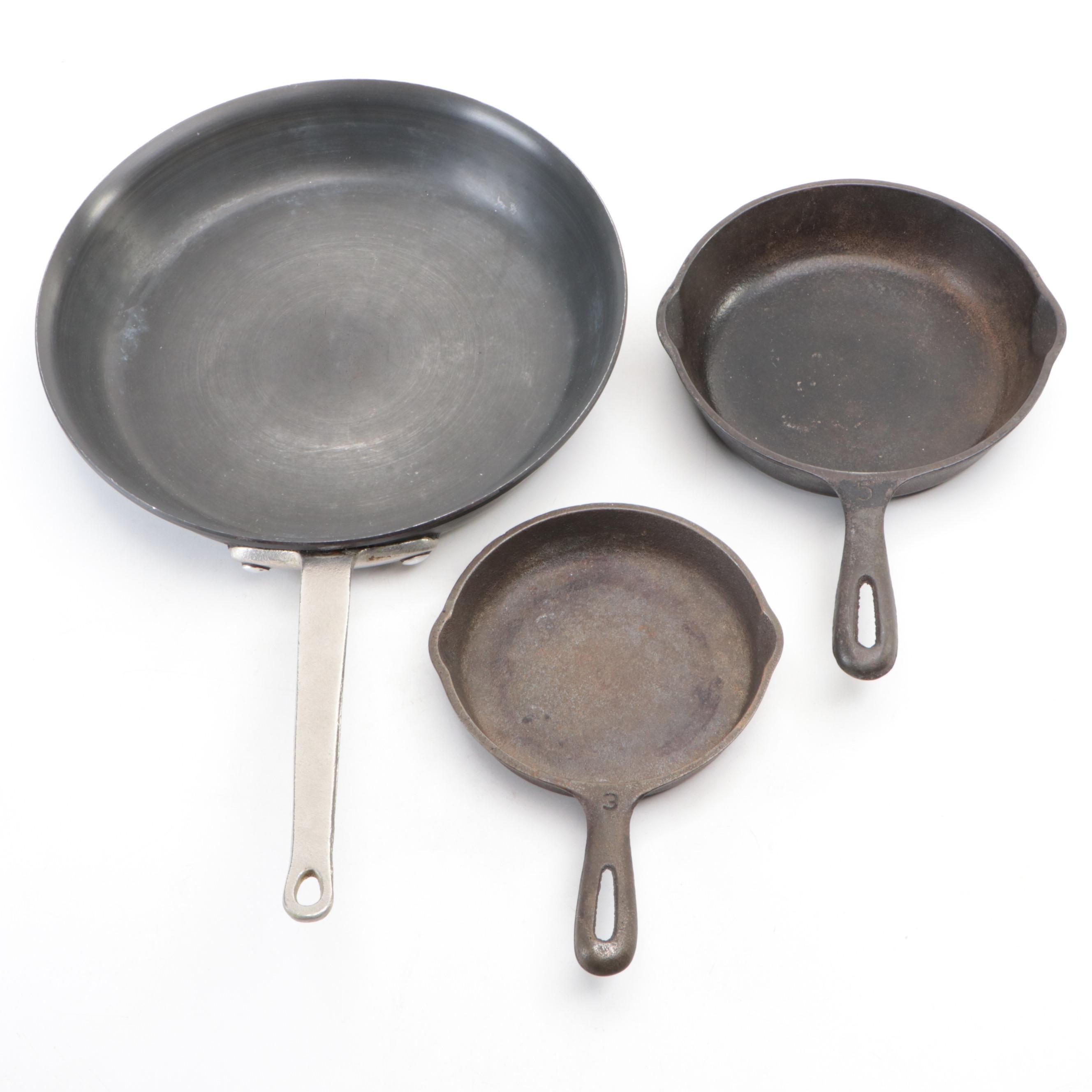 Wagner Cast Iron and Other Skillets