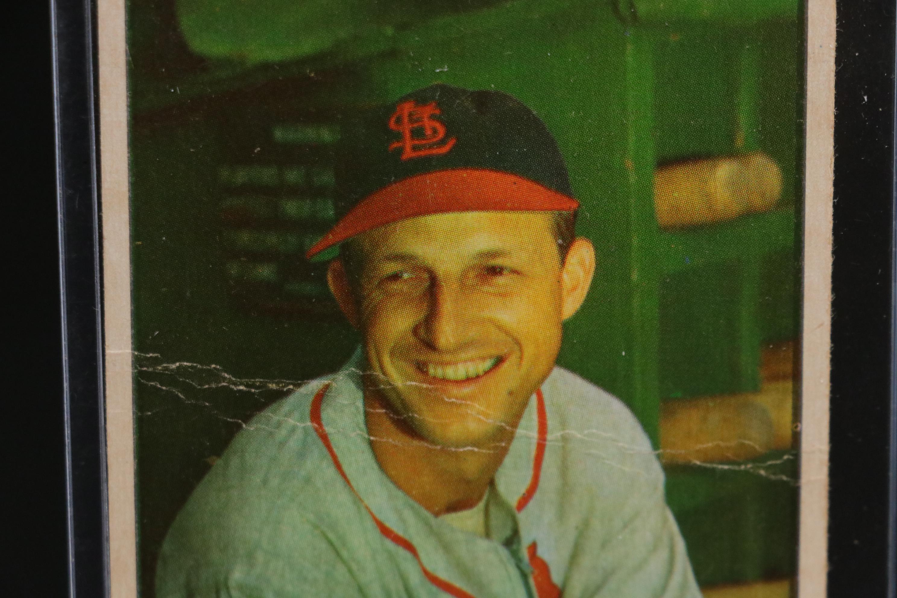 1953 Bowman Color Stan Musial St. Louis Cardinals #32  Baseball Card