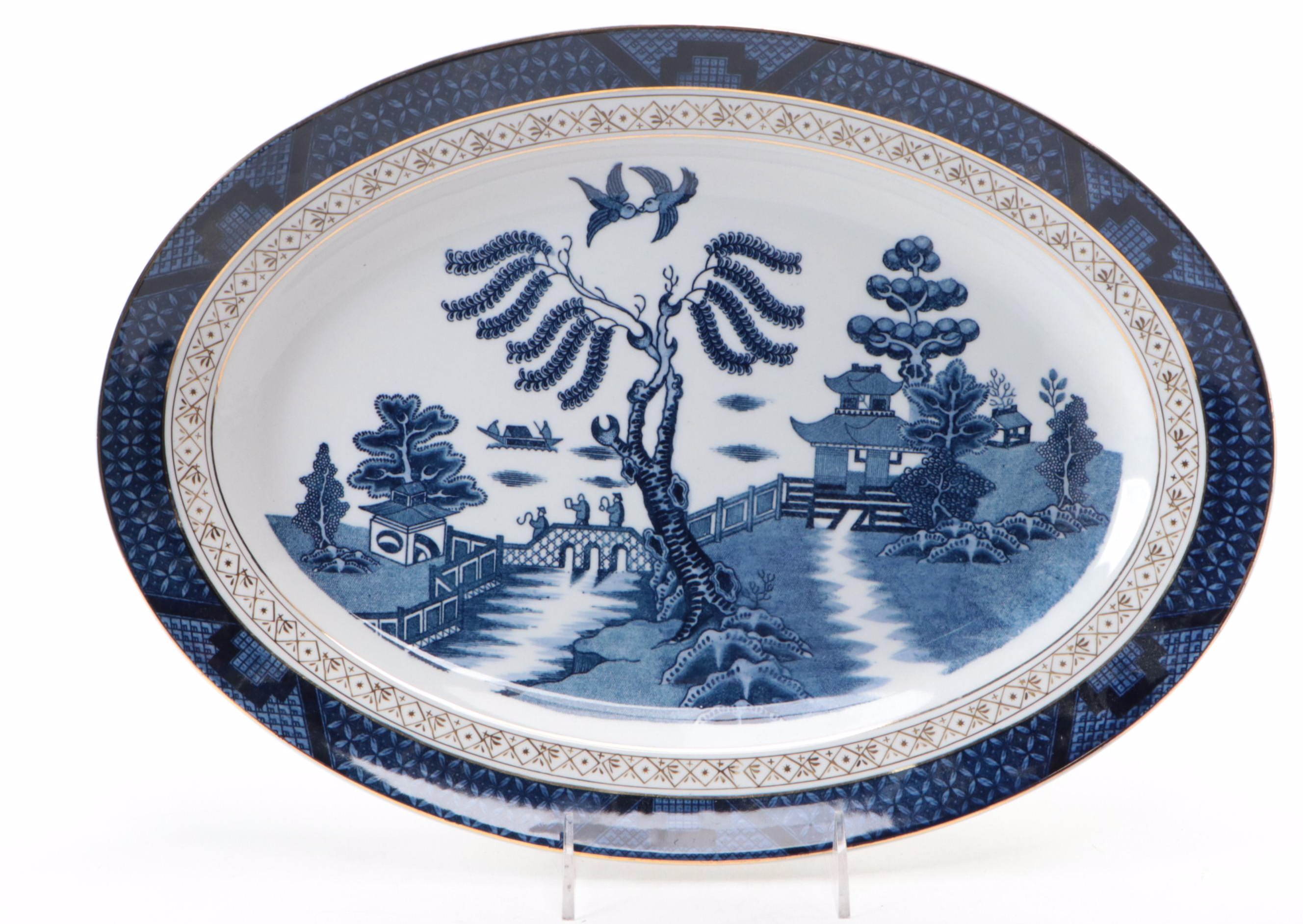 Nikko "Blue Willow" Ironstone Serveware