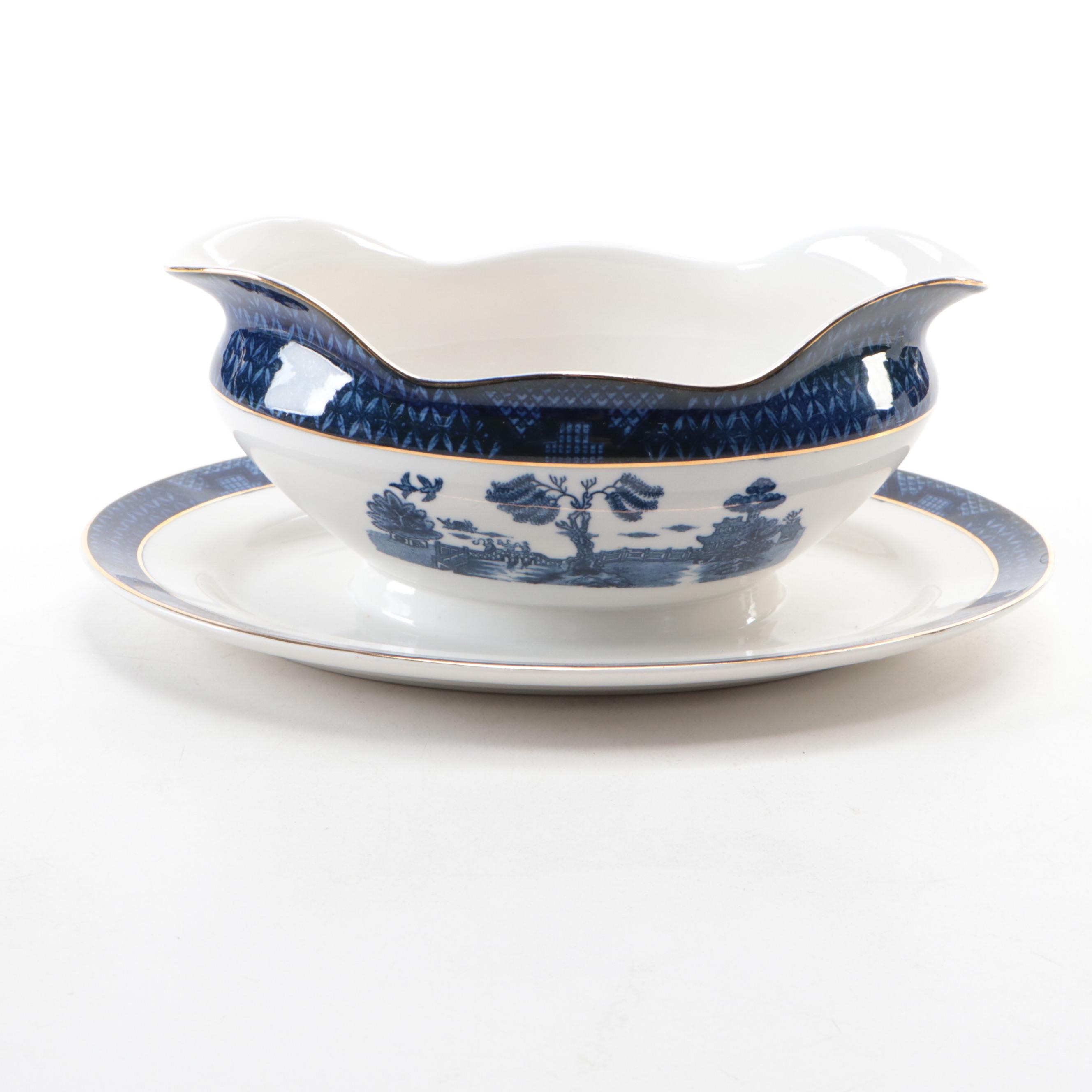 Nikko "Blue Willow" Ironstone Serveware