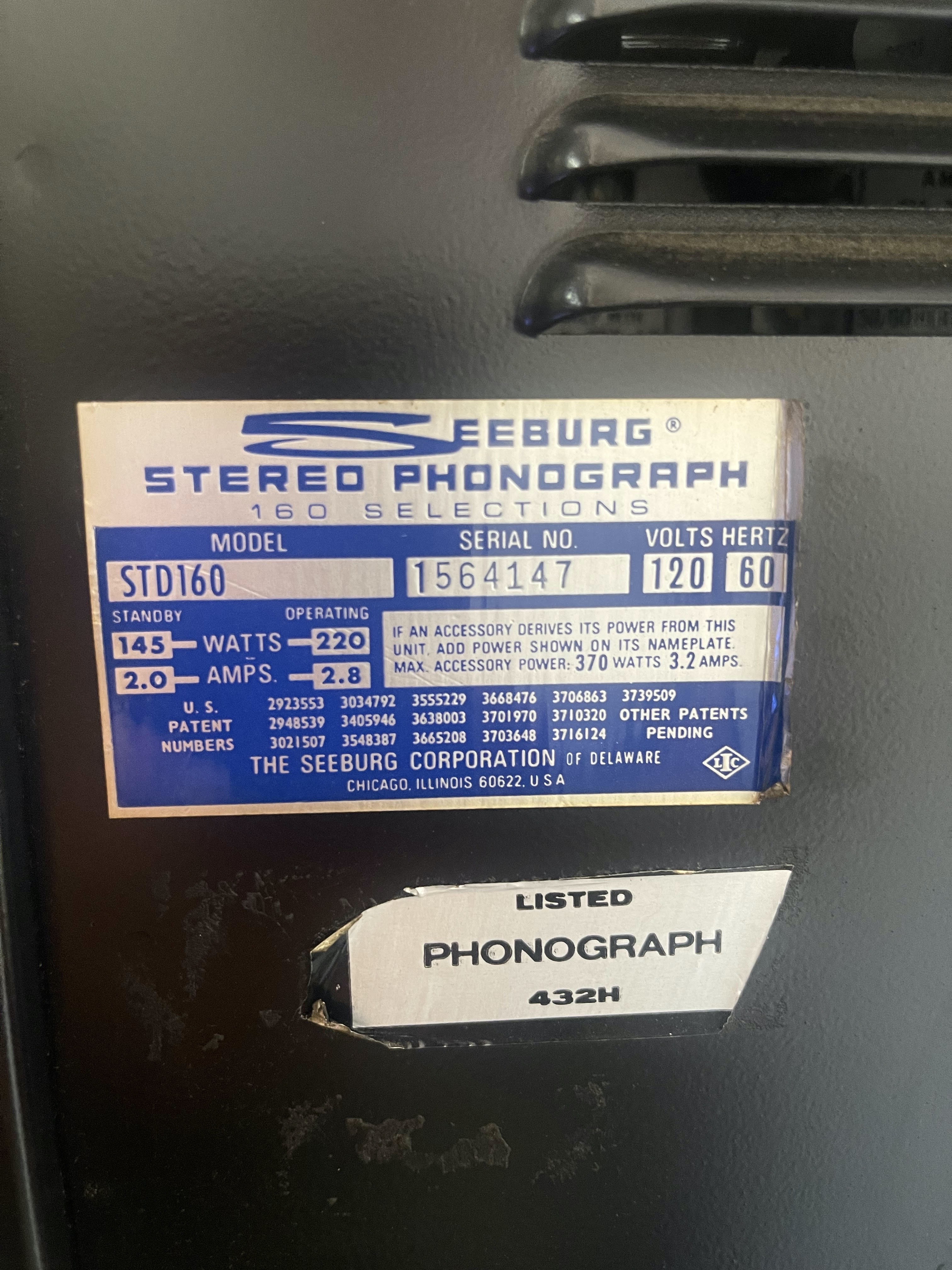 Seeburg Vogue II Stereophonic Jukebox, 1974