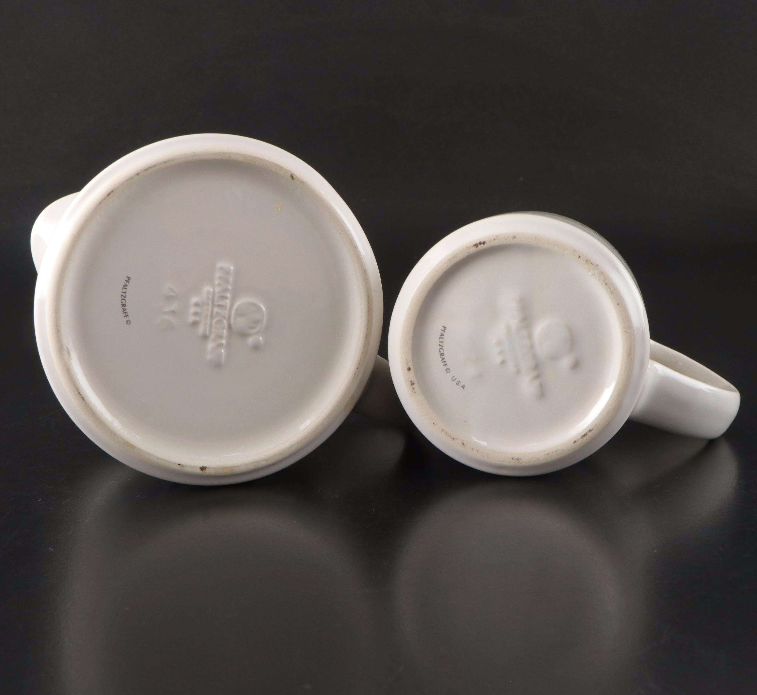 Pfaltzgraff Floral Motif Ceramic Platter, Bowls, Shakers and More