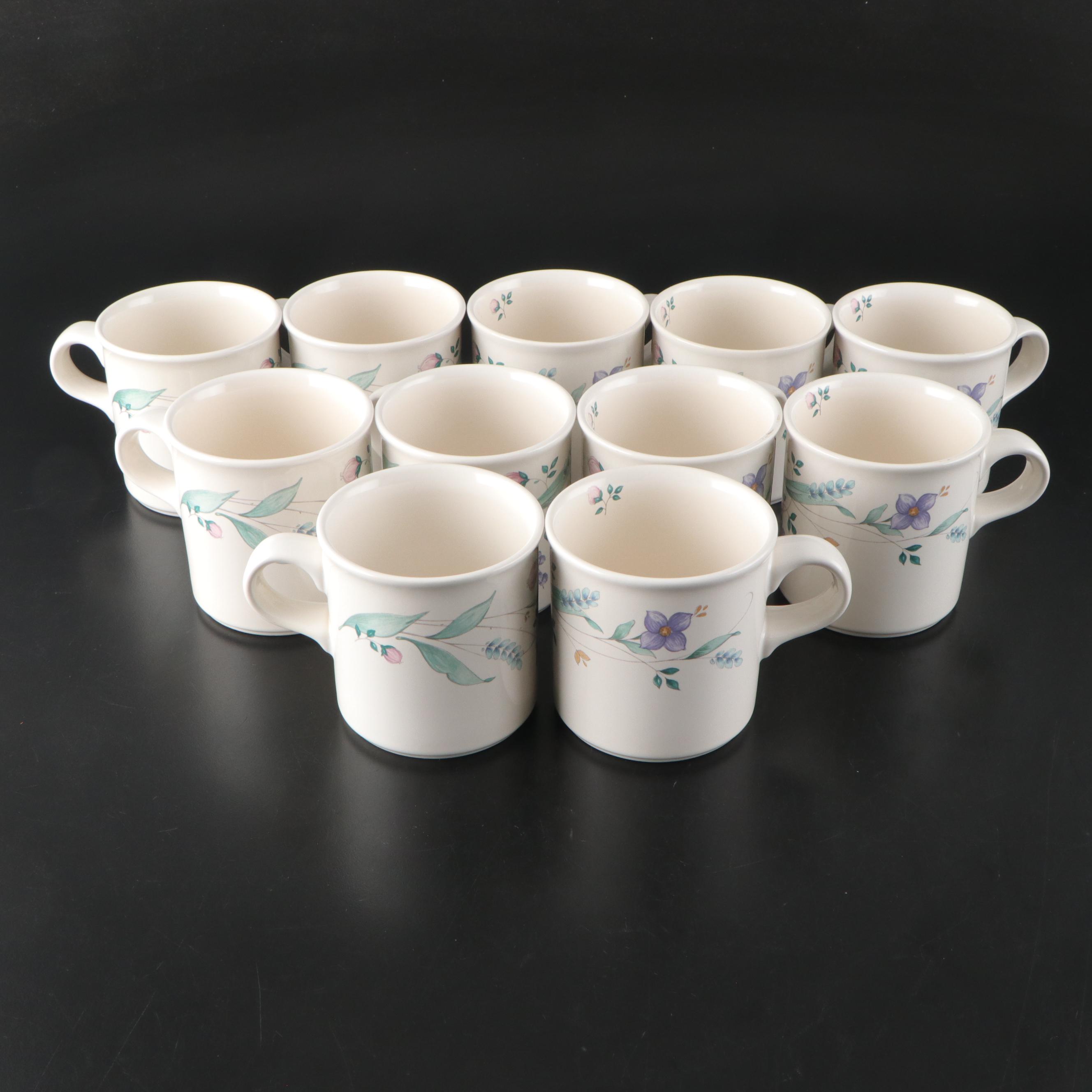 Pfaltzgraff Floral Motif Ceramic Platter, Bowls, Shakers and More