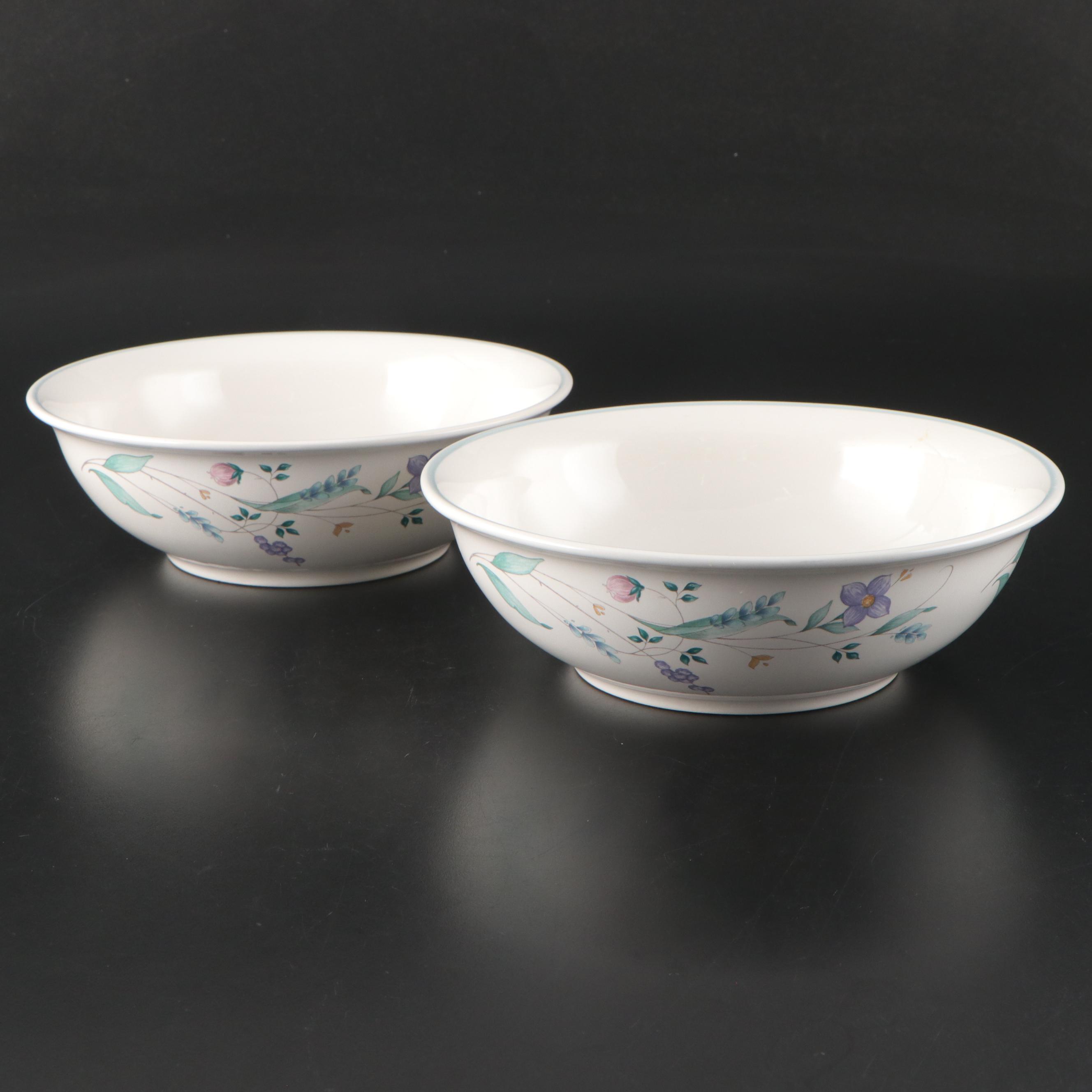 Pfaltzgraff Floral Motif Ceramic Platter, Bowls, Shakers and More