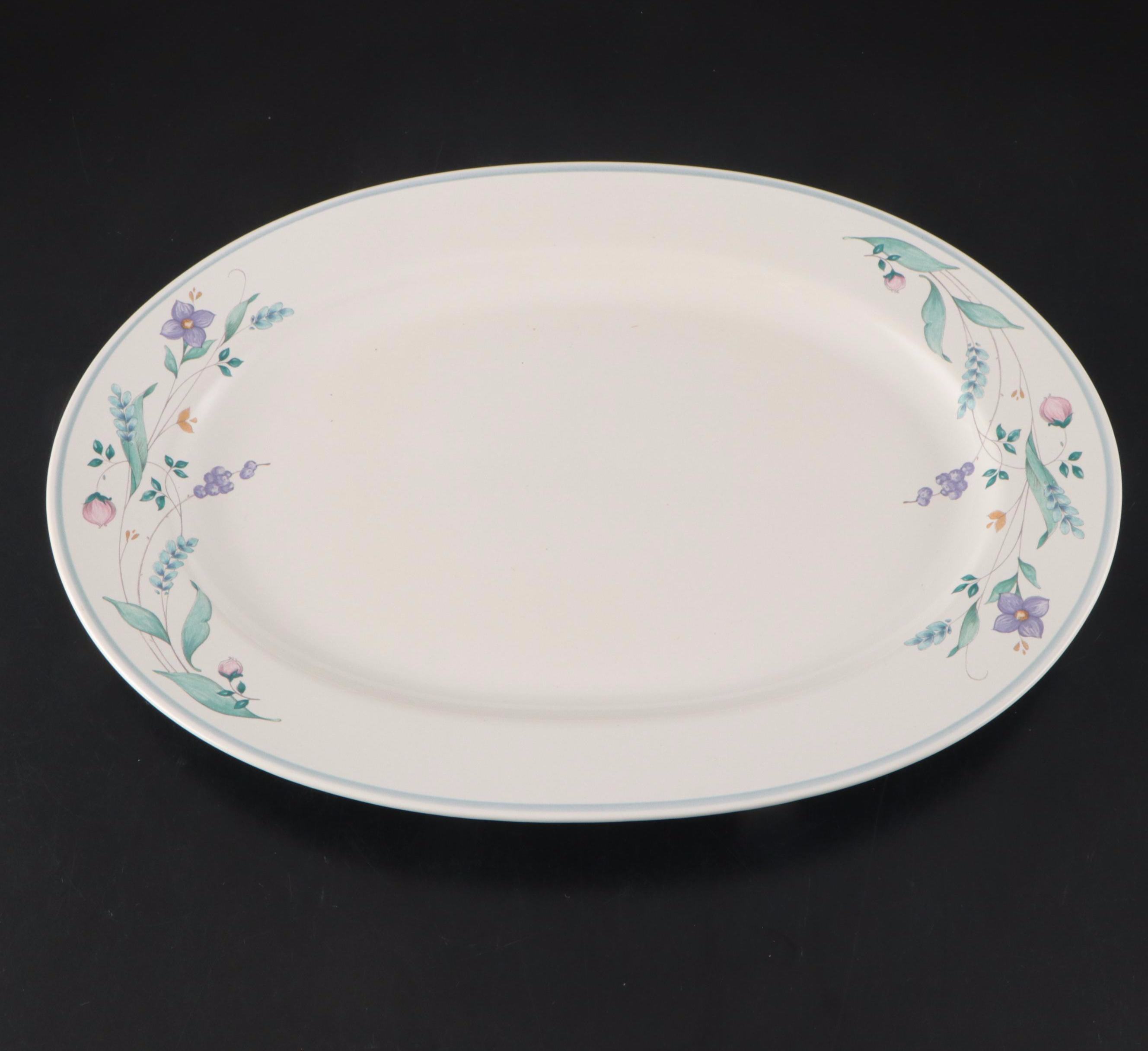 Pfaltzgraff Floral Motif Ceramic Platter, Bowls, Shakers and More