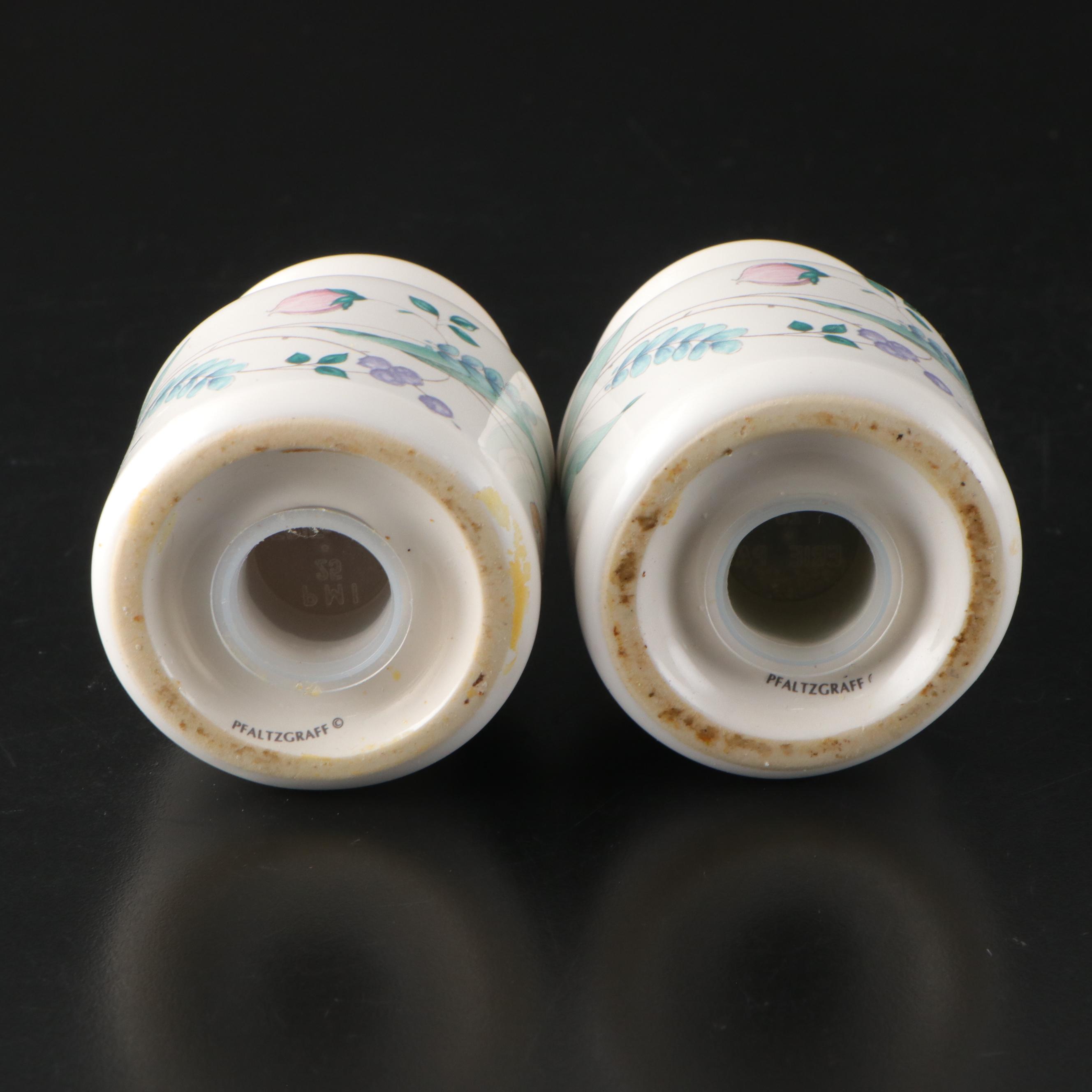 Pfaltzgraff Floral Motif Ceramic Platter, Bowls, Shakers and More