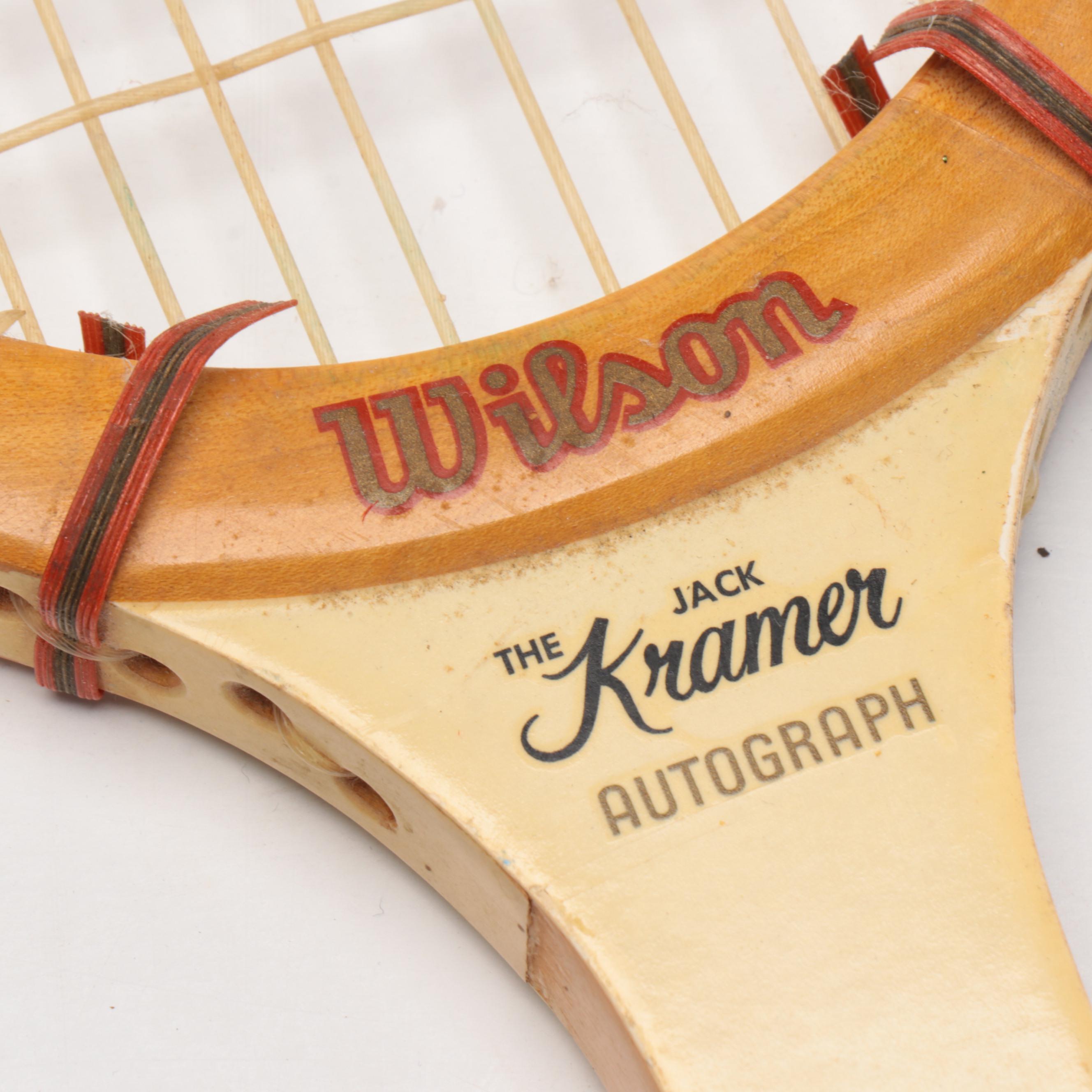 Wilson "The Jack Kramer Autograph" and More Tennis Rackets