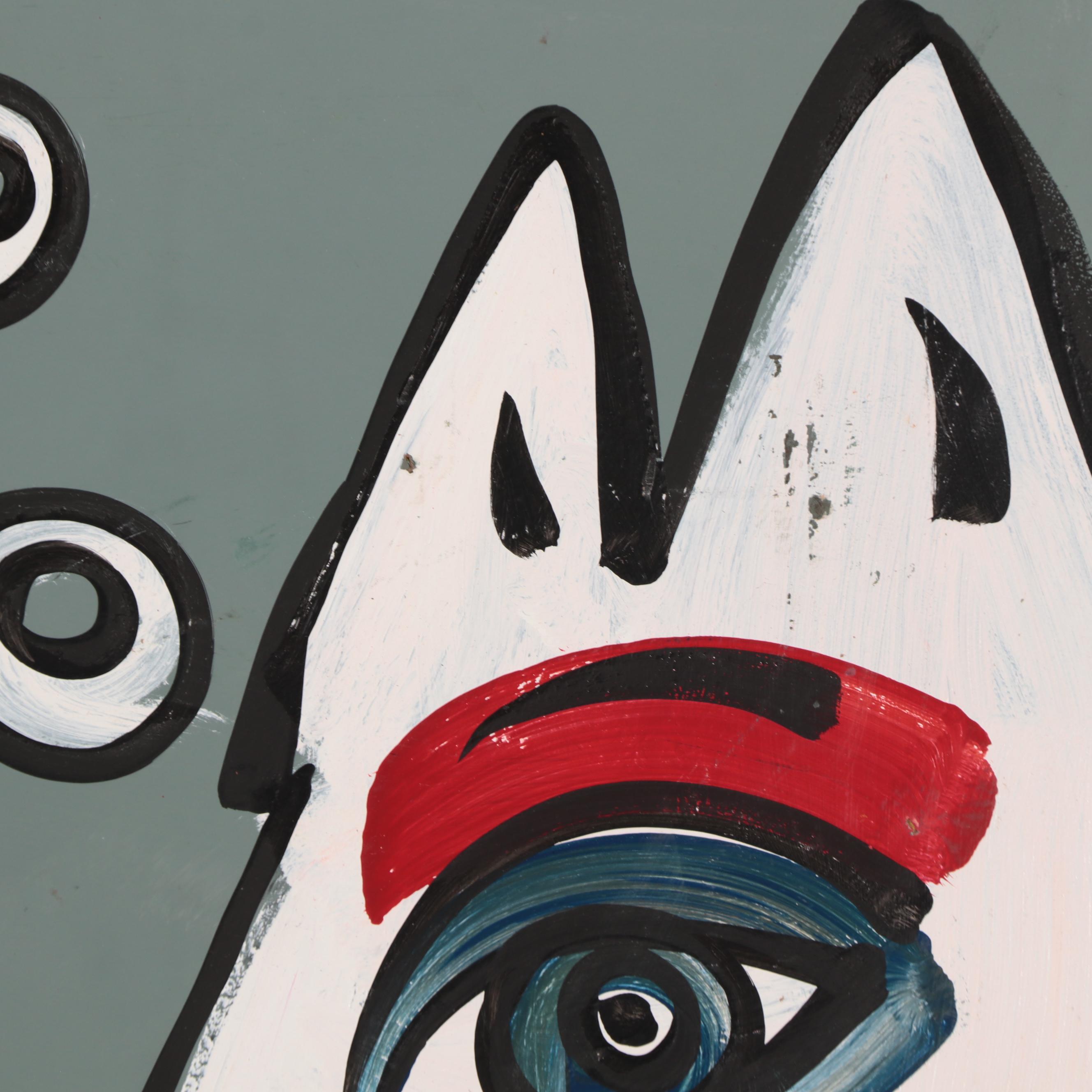 Peter Keil Large-Scale Abstract Figurative Acrylic Painting