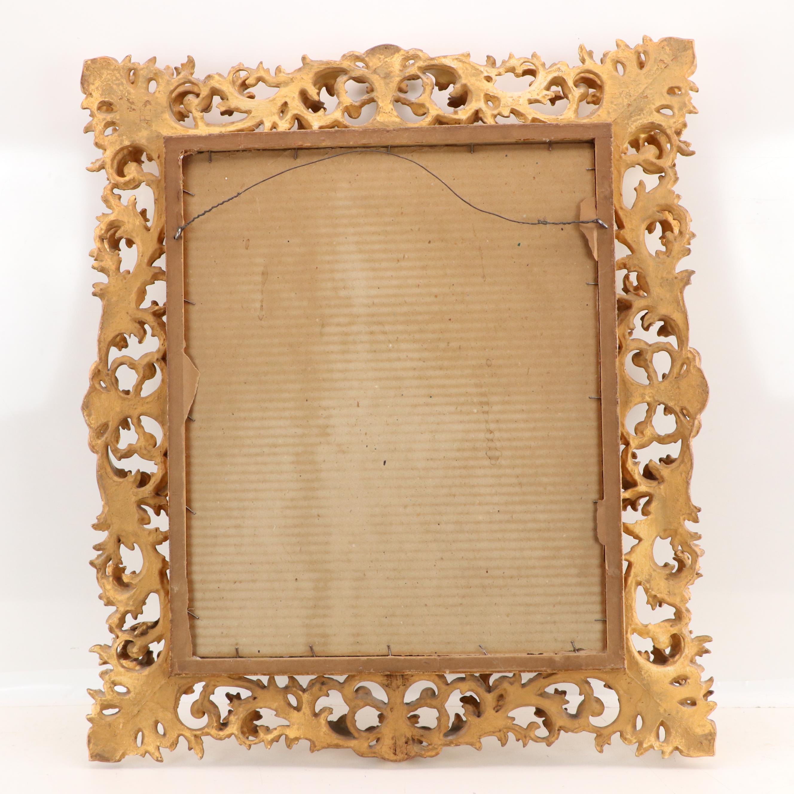 Italian School Chalk Drawing of St. Elizabeth of Hungary, Late 19th Century