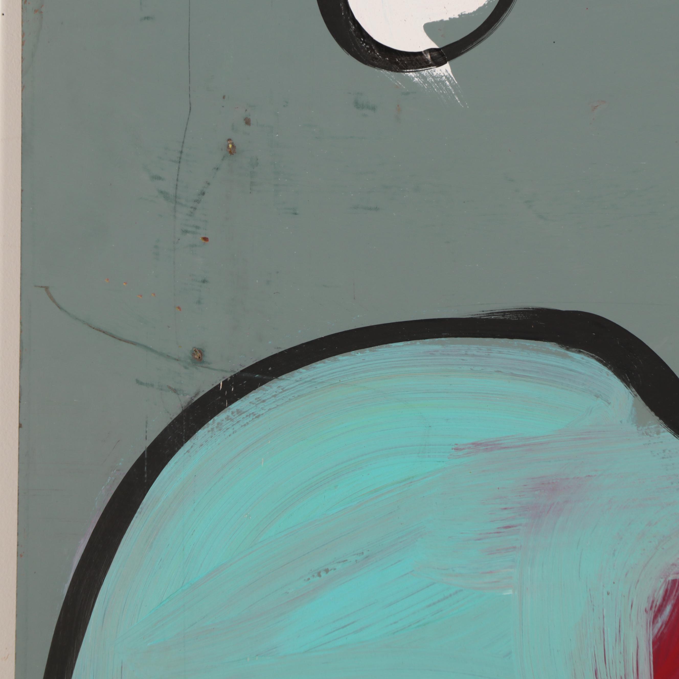 Peter Keil Large-Scale Abstract Figurative Acrylic Painting