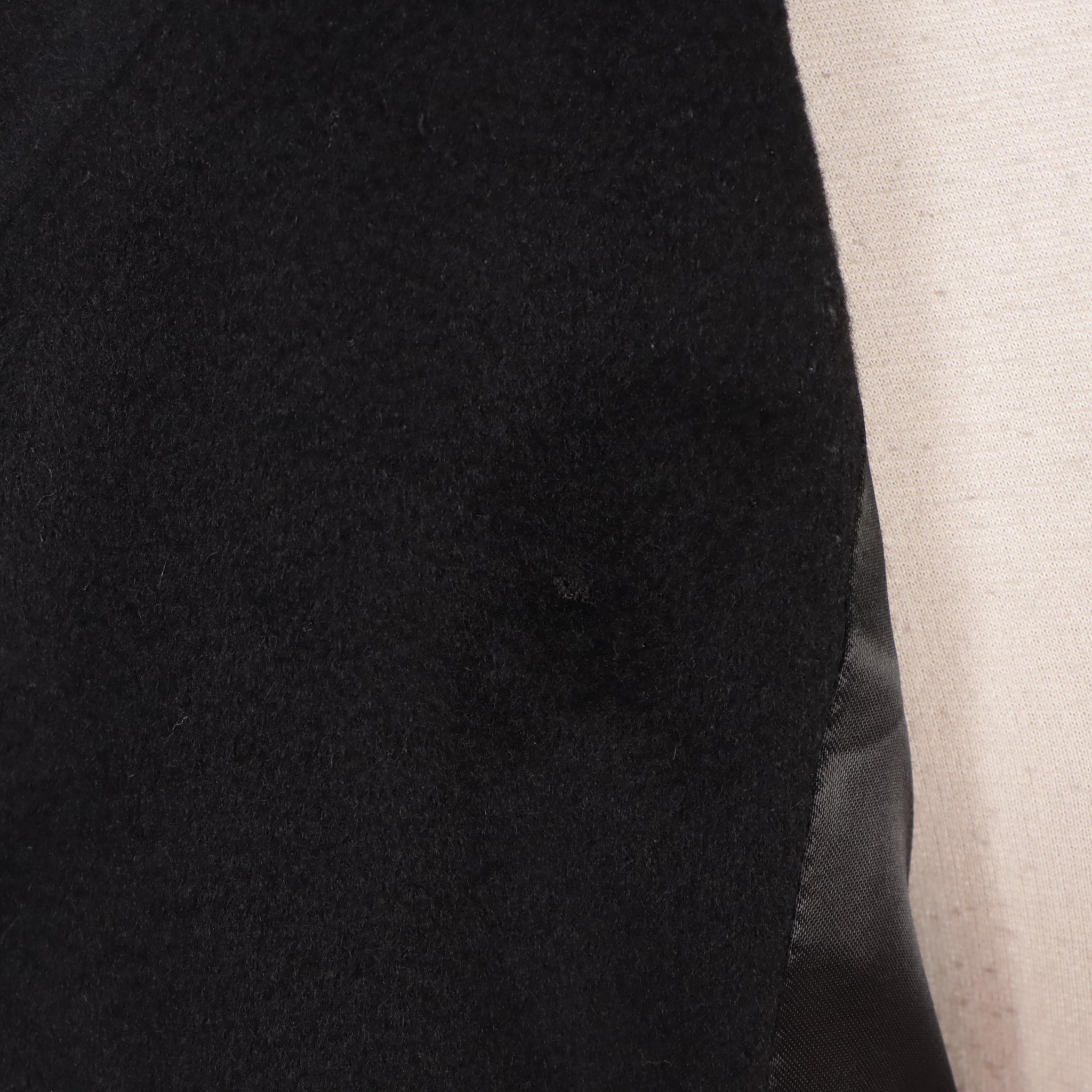 Dalkeith Cashmere Double-Breasted Long Coat and Toccare by Tuzzi Leather Gloves