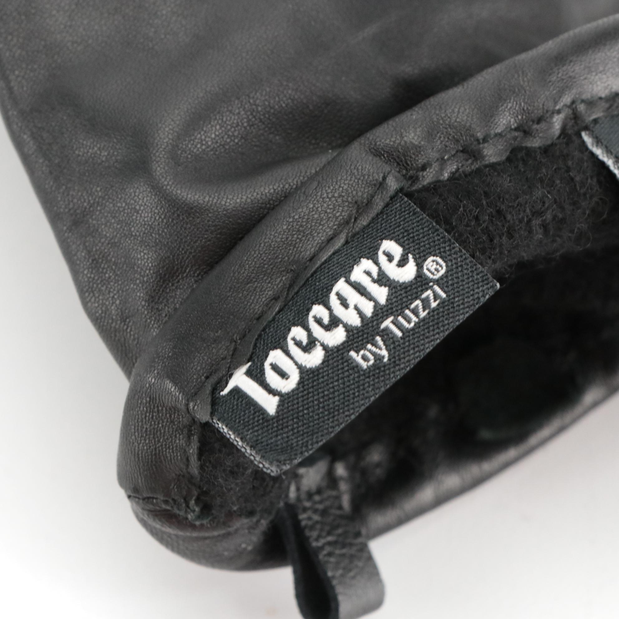 Dalkeith Cashmere Double-Breasted Long Coat and Toccare by Tuzzi Leather Gloves