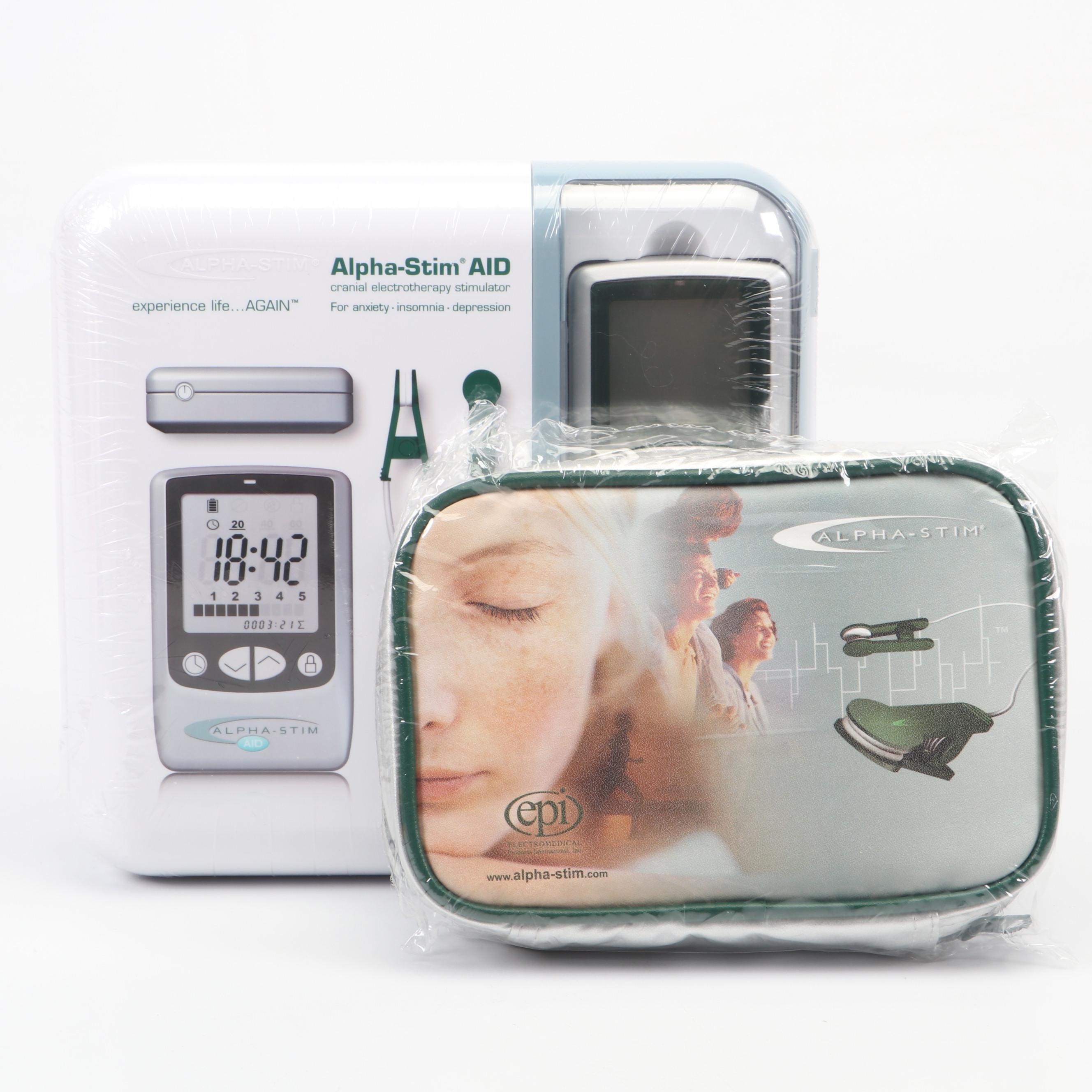EPI Anxiety Therapy Alpha-Stim AID with Carry Case