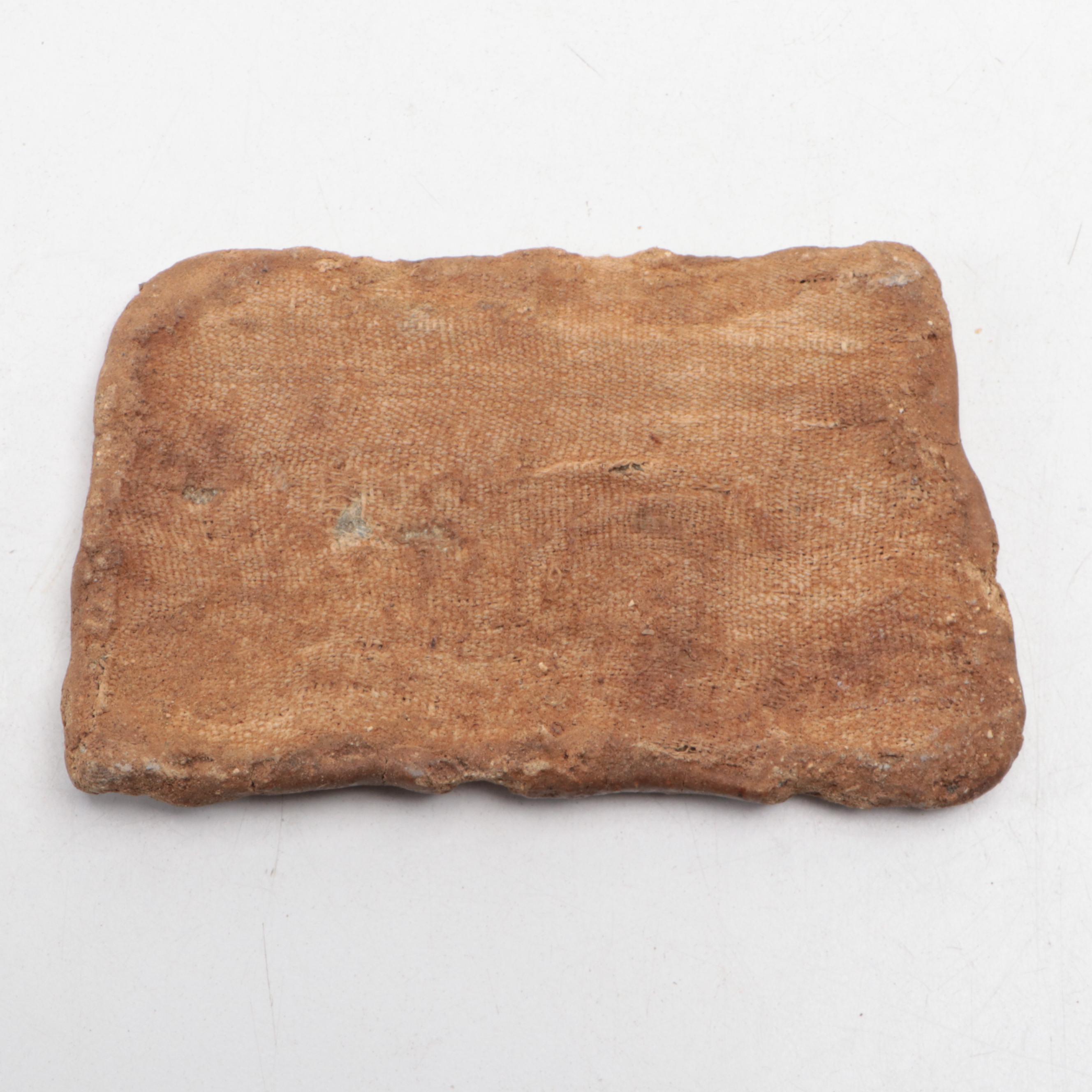 Decorative Code of Hammurabi Tablet with Egyptian Figurines and Tomb Painting