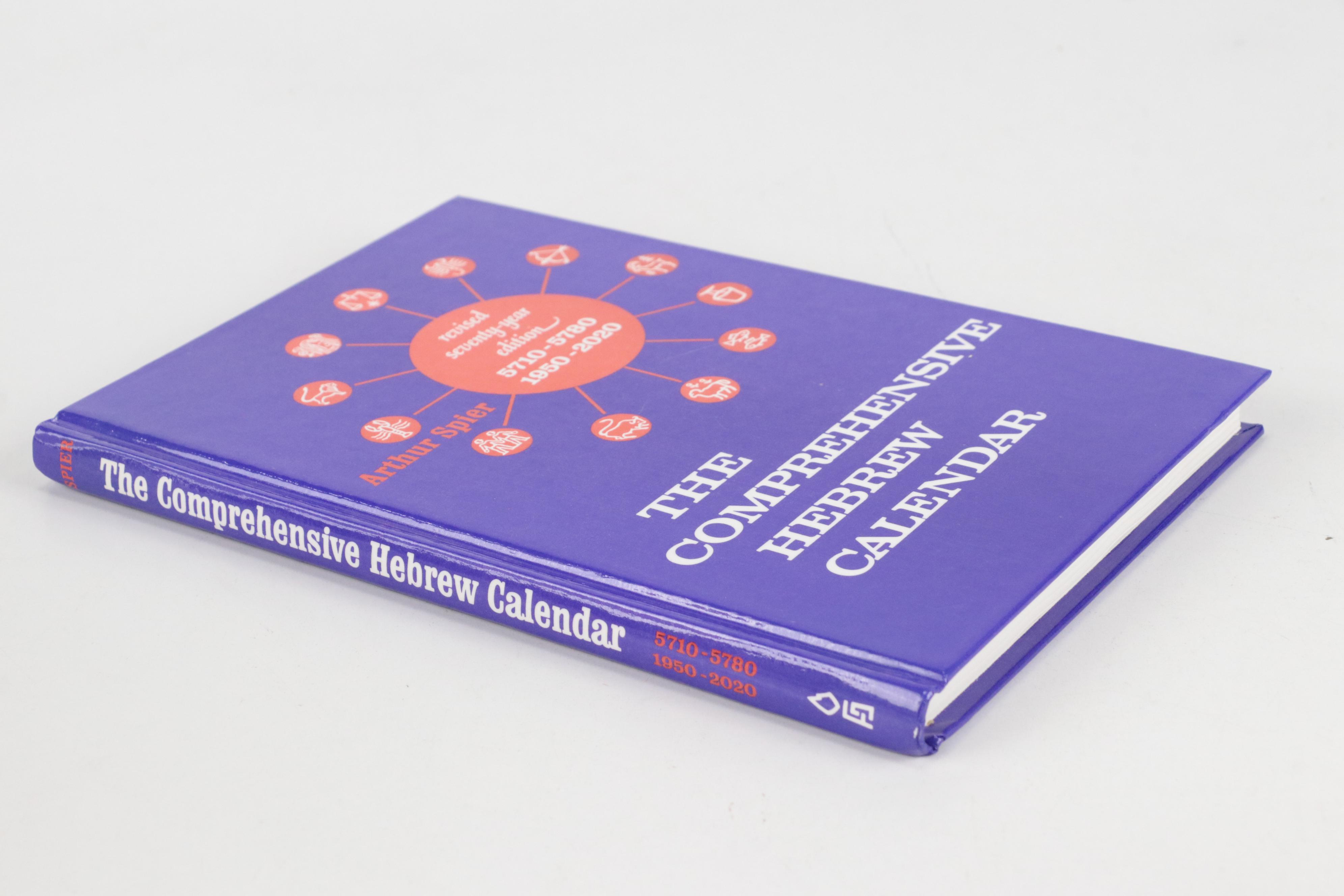 "The Comprehensive Hebrew Calendar" by Arthur Spier and More Books