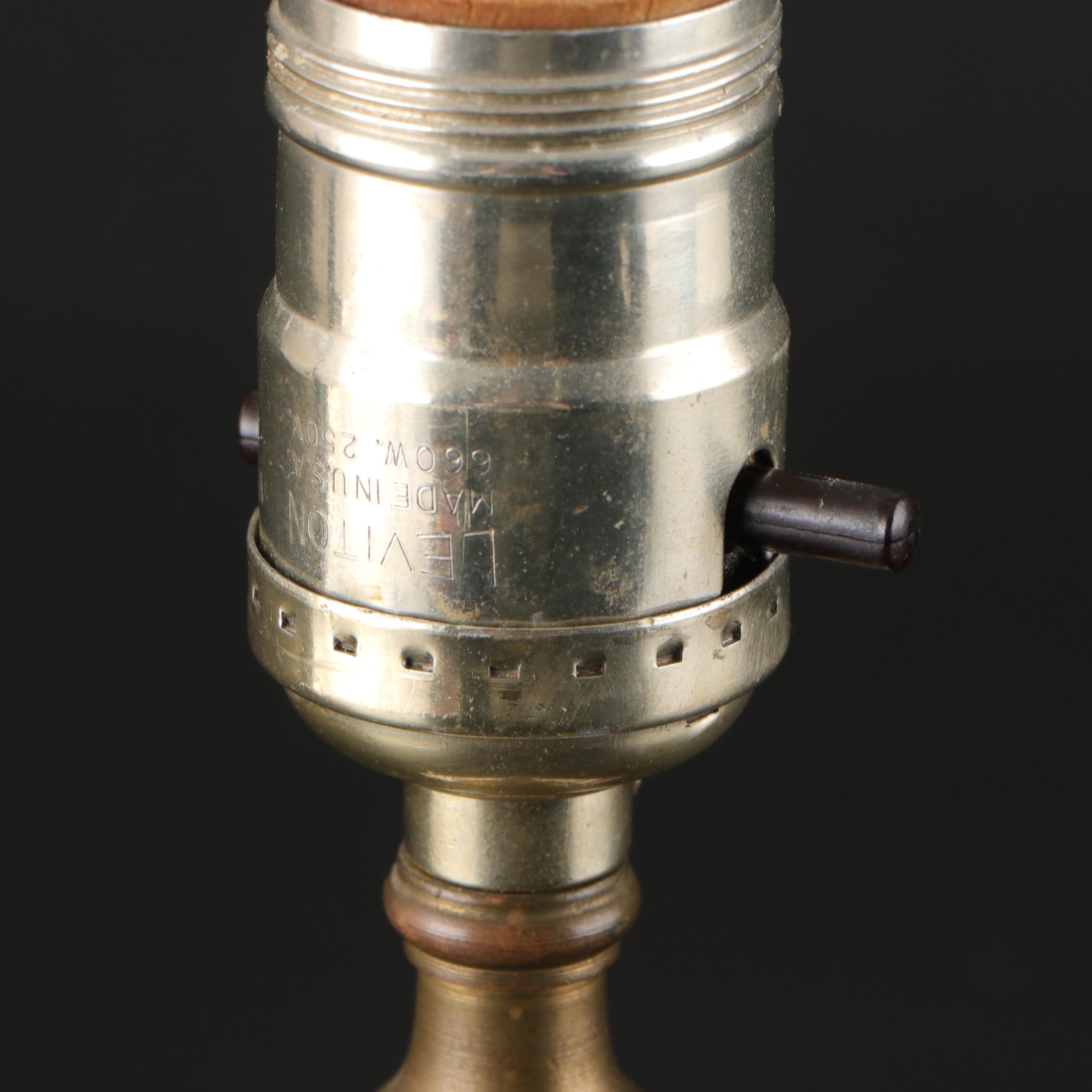 Staffordshire Style Hand-Painted Ceramic Shepherd and Shepherdess Table Lamps