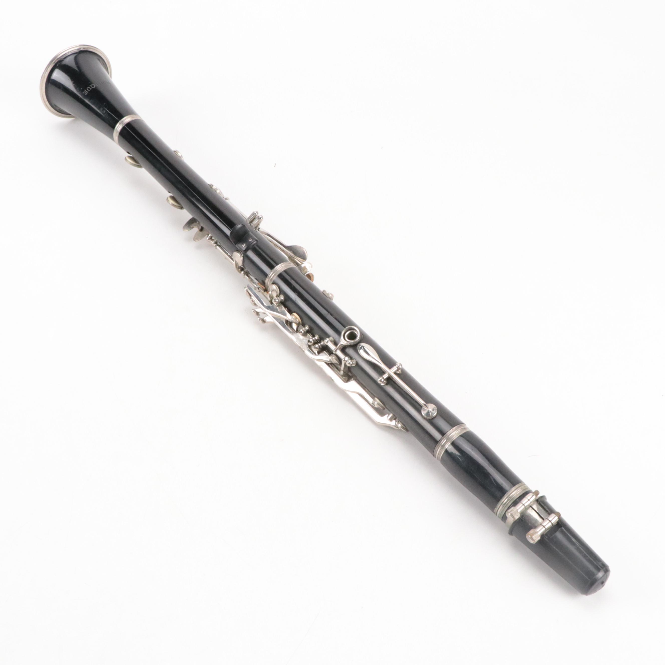 Monique Black Acrylic Clarinet with Faux Croc Leather Covered Case