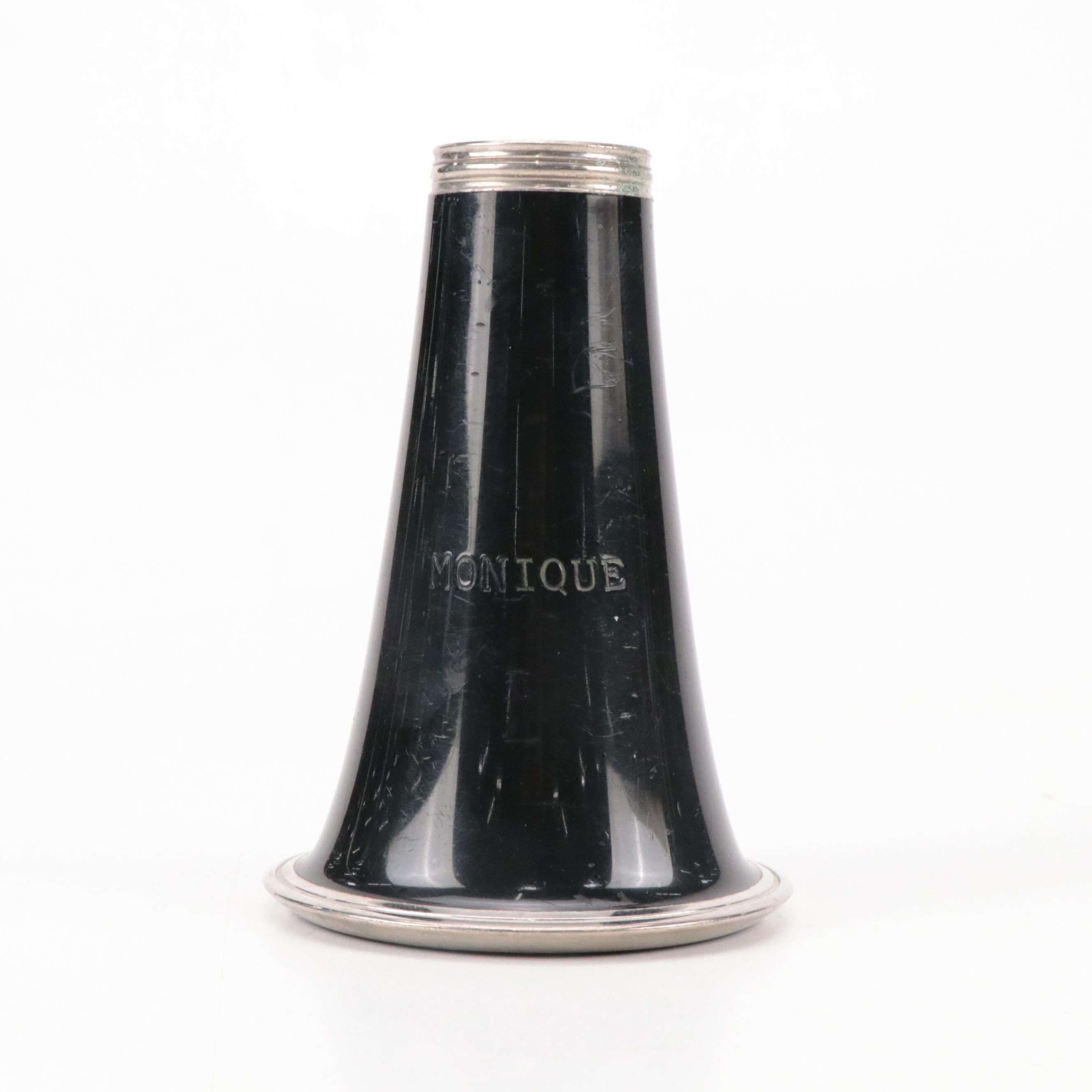 Monique Black Acrylic Clarinet with Faux Croc Leather Covered Case