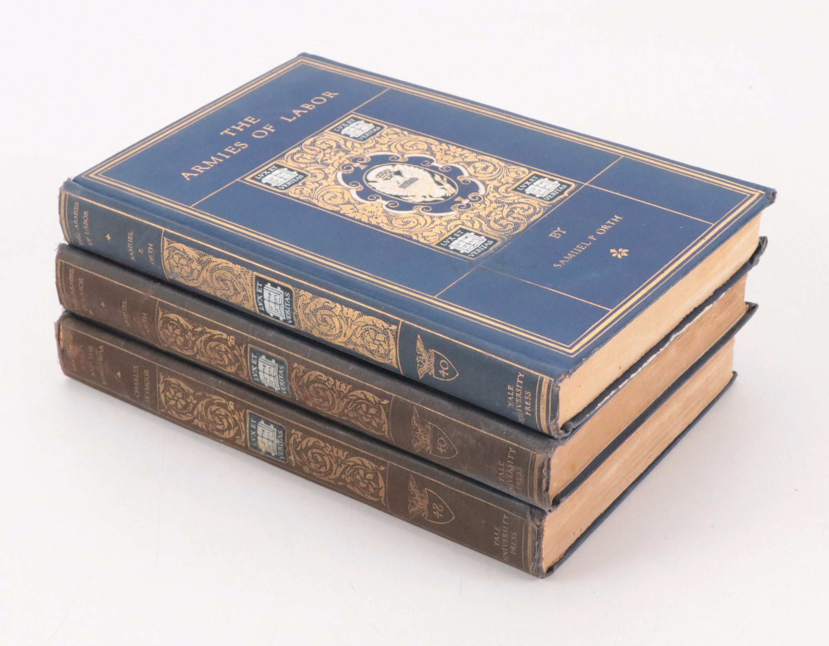 "The Armies of Labor" by Samuel P. Orth and "Woodrow Wilson" by Charles Seymour