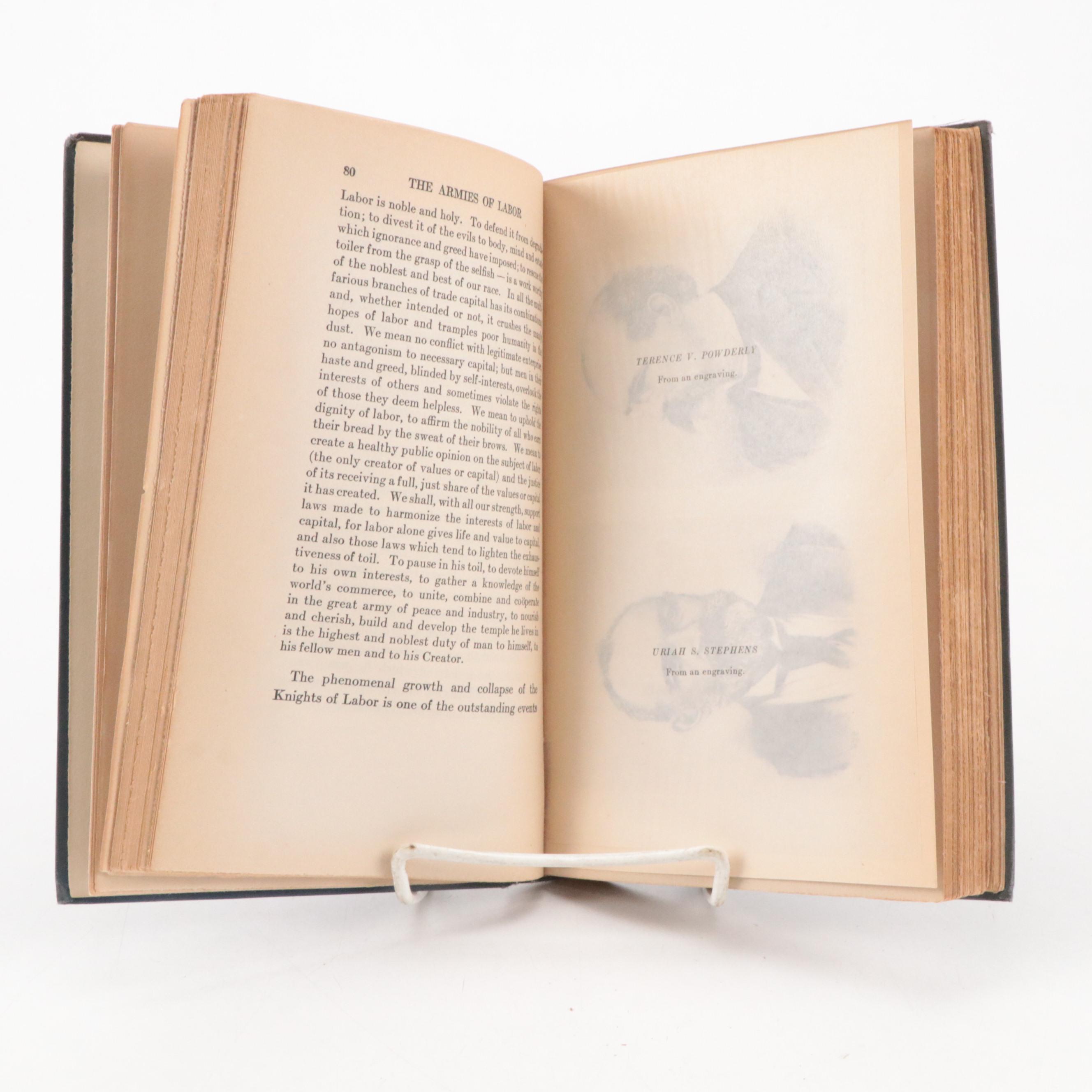 "The Armies of Labor" by Samuel P. Orth and "Woodrow Wilson" by Charles Seymour