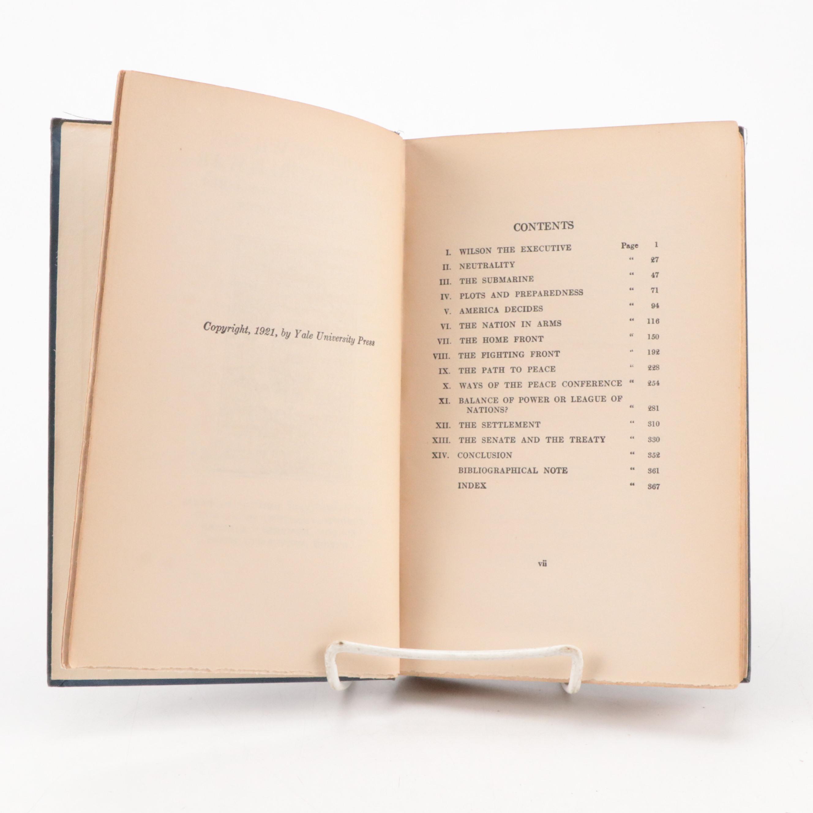 "The Armies of Labor" by Samuel P. Orth and "Woodrow Wilson" by Charles Seymour