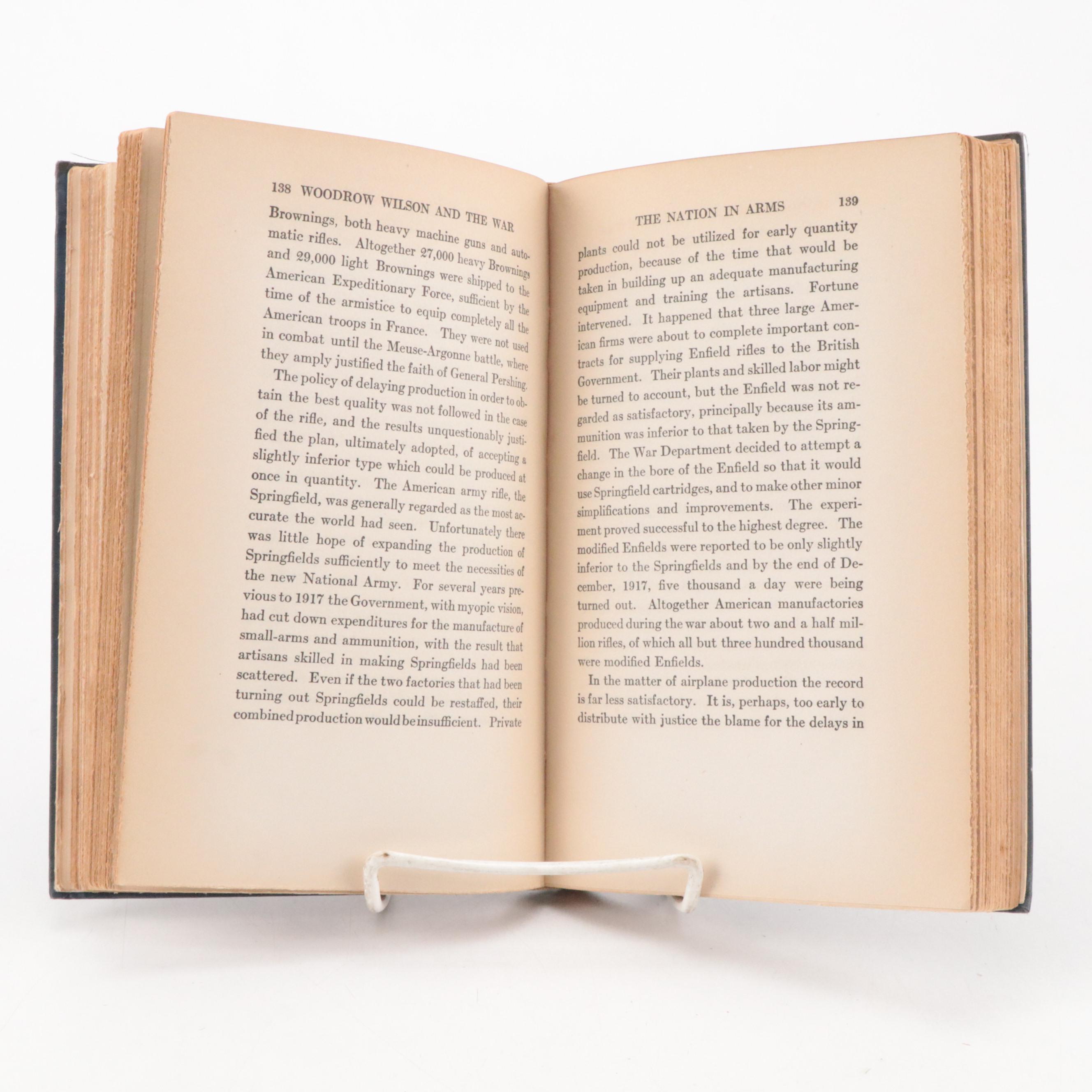 "The Armies of Labor" by Samuel P. Orth and "Woodrow Wilson" by Charles Seymour