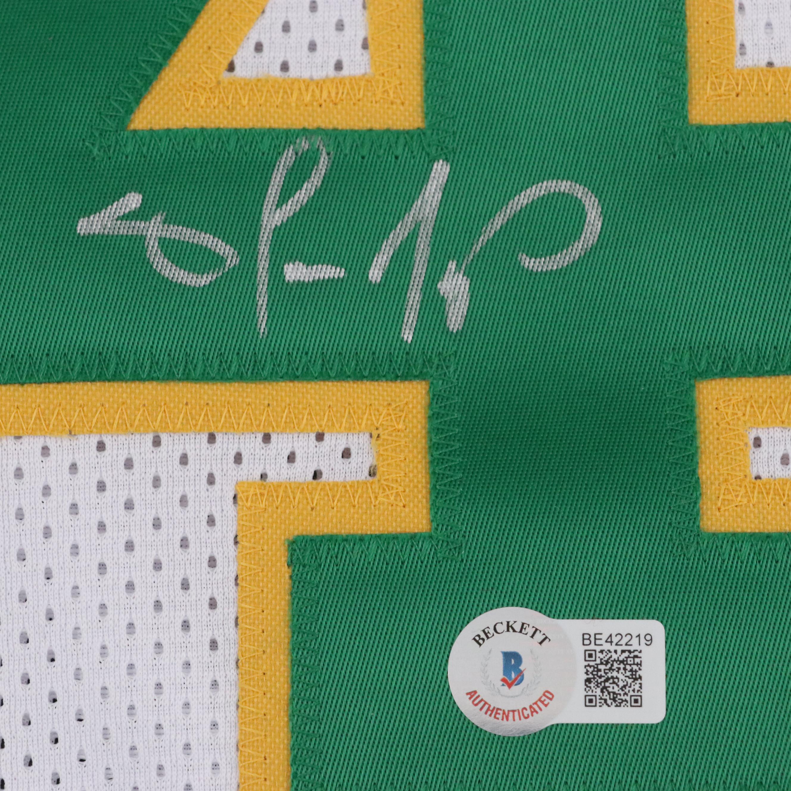 Dominique Wilkins and Shawn Kemp Signed Basketball Jerseys