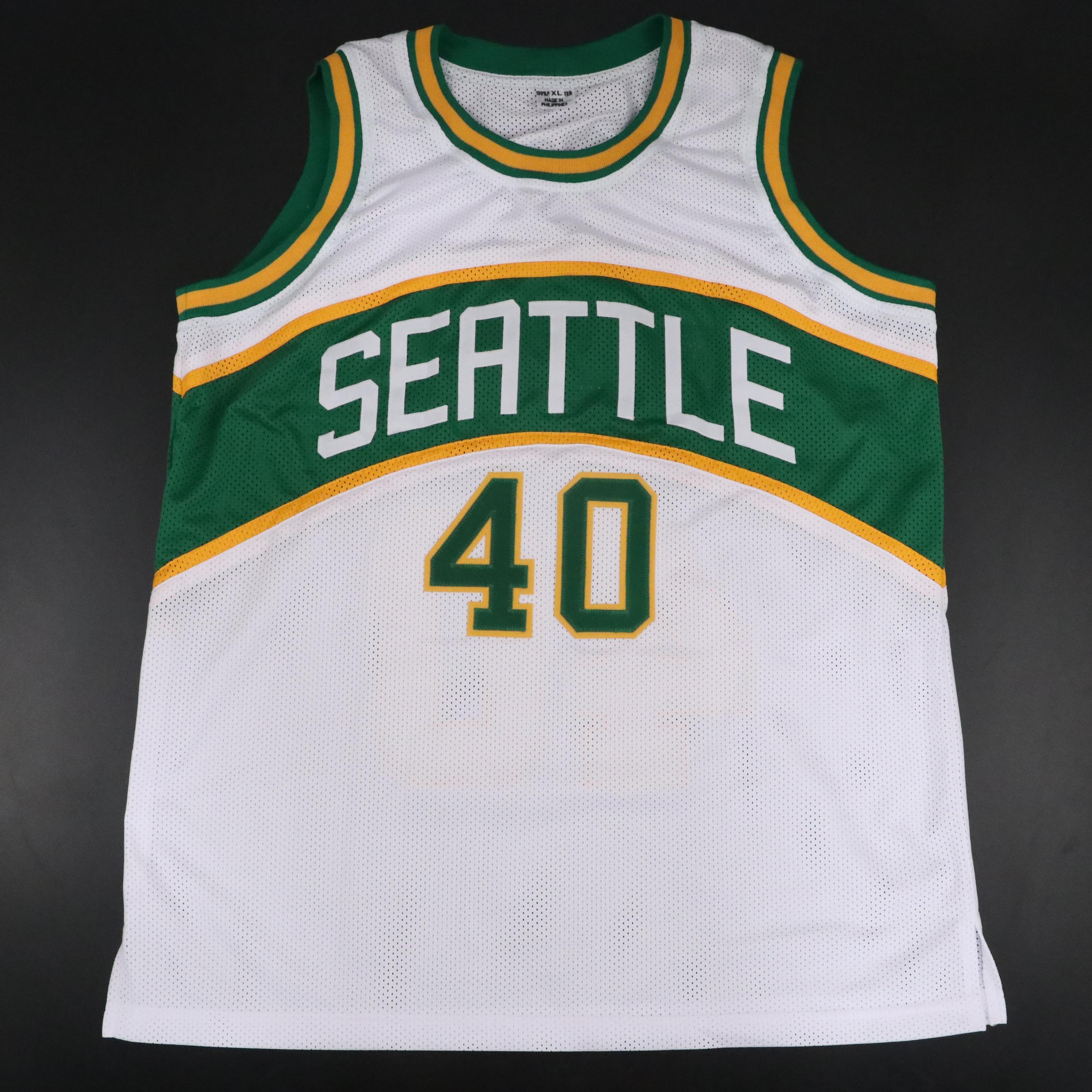 Dominique Wilkins and Shawn Kemp Signed Basketball Jerseys