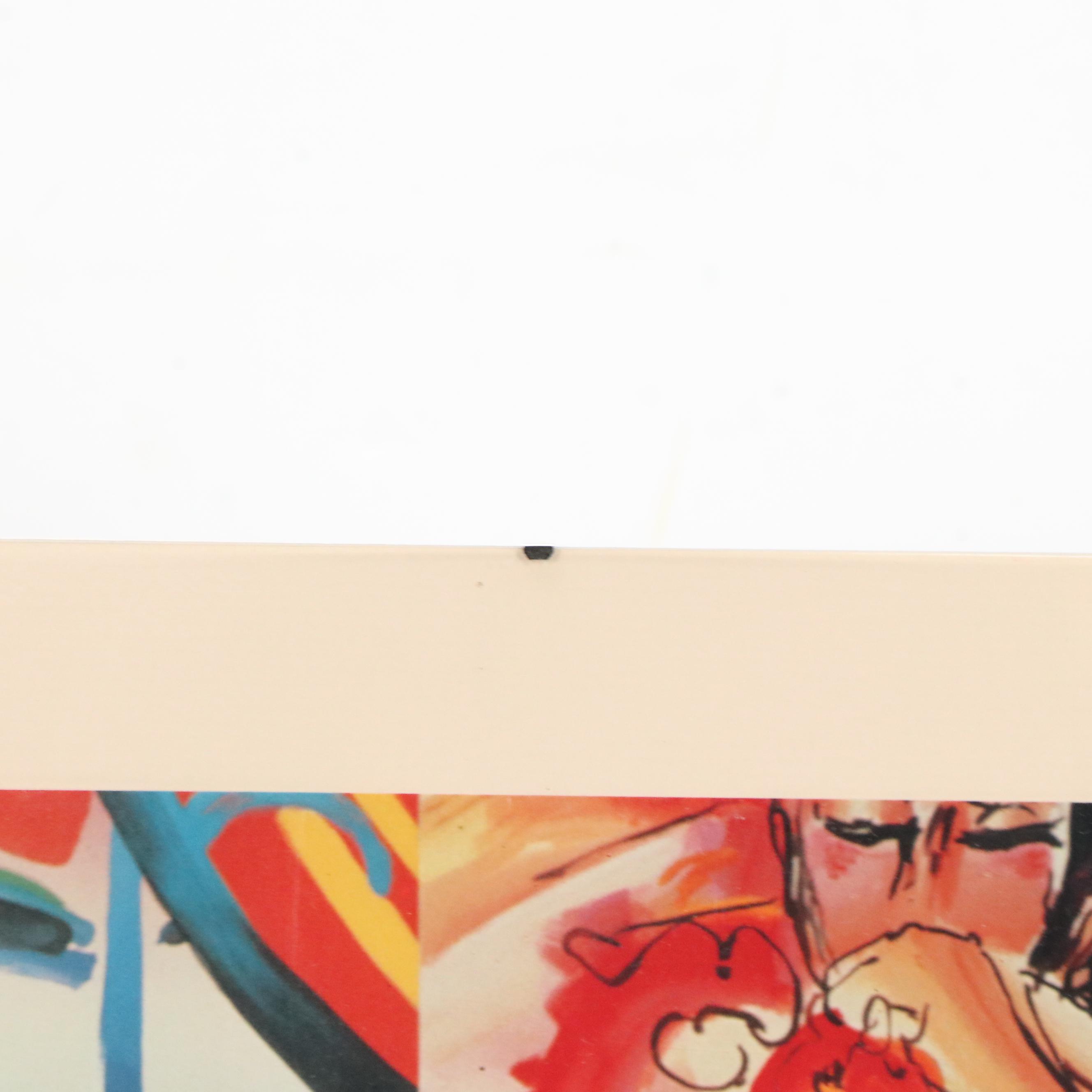 Offset Lithograph Peter Max Poster, 1990