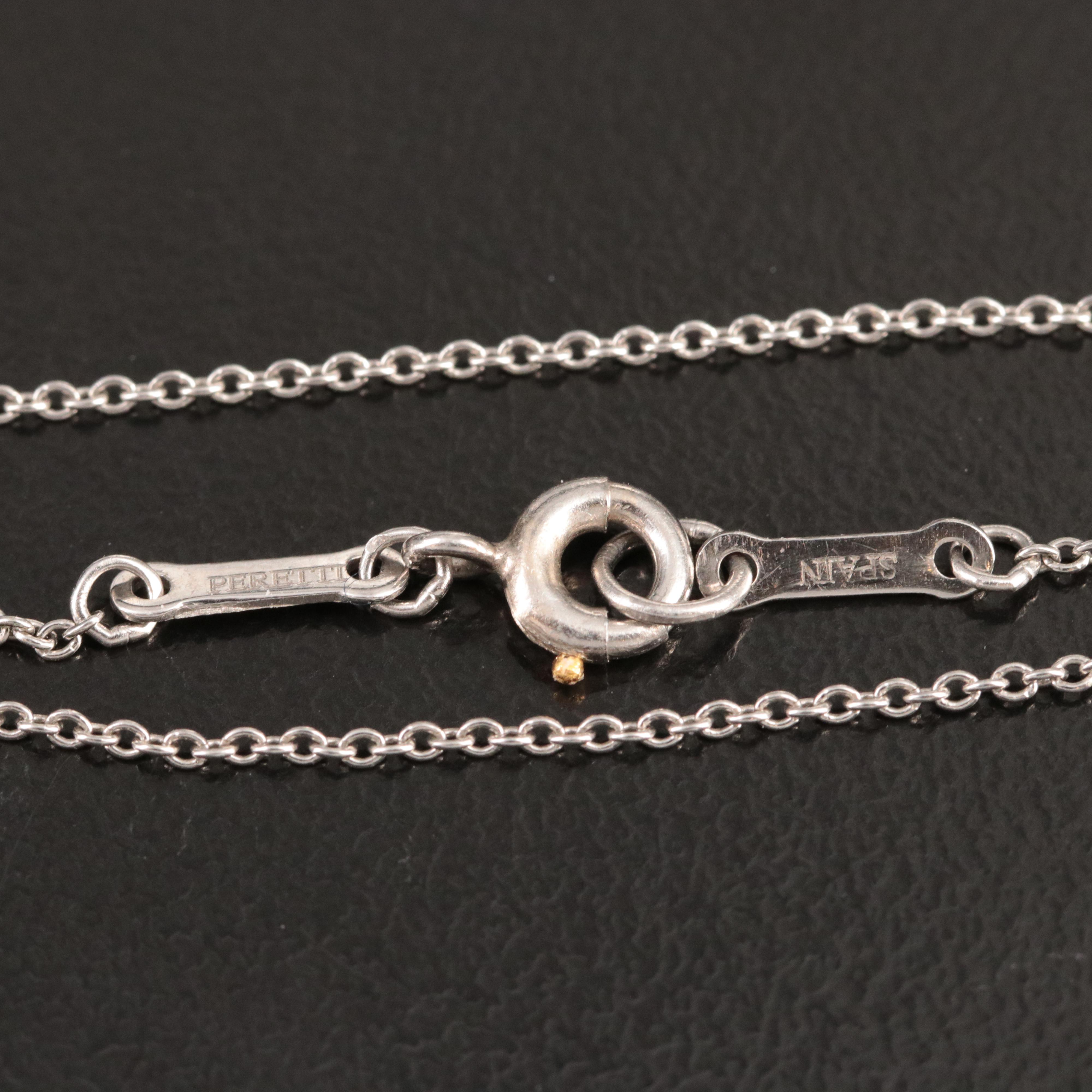 Elsa Peretti for Tiffany & Co. Platinum Diamond Cross Necklace