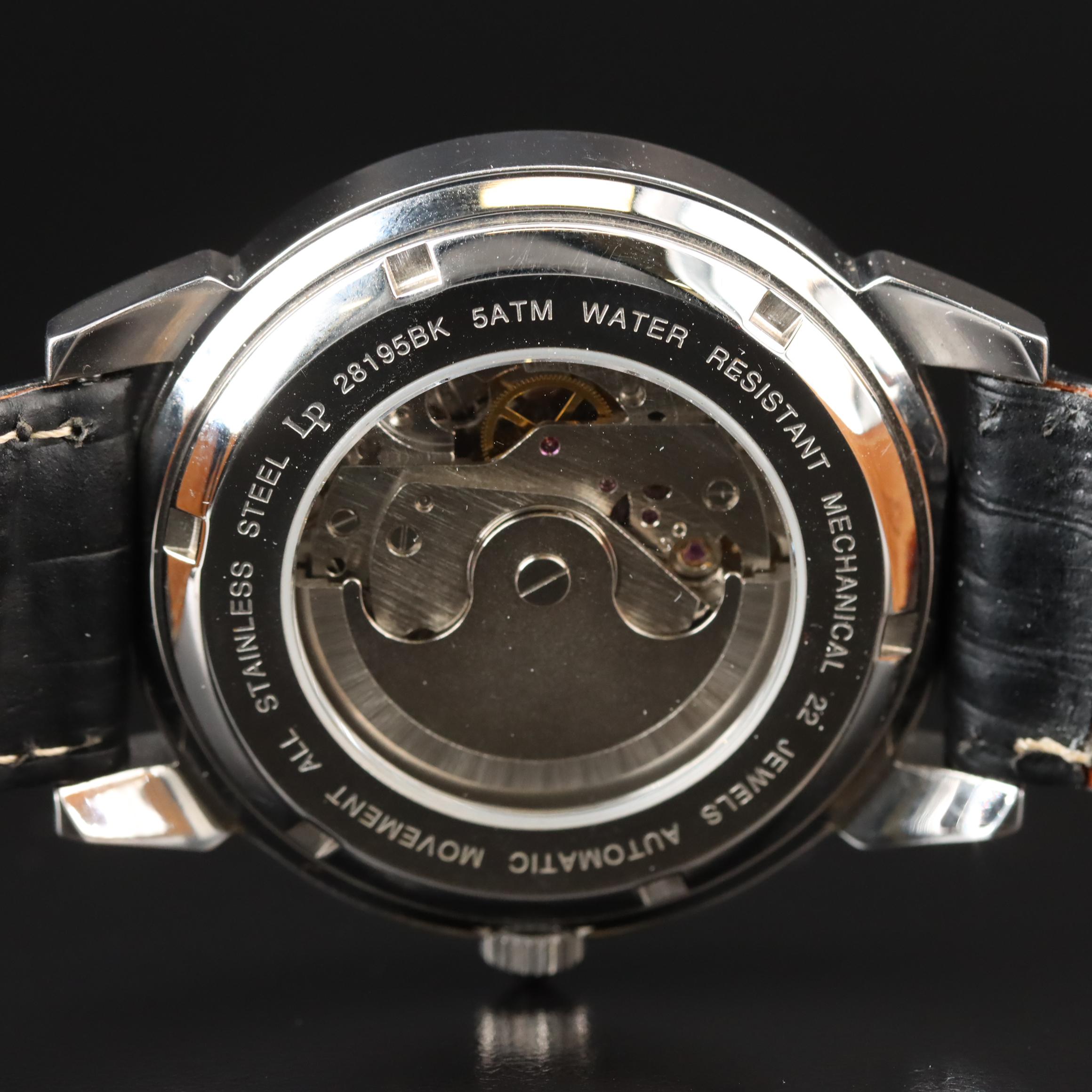 Lucien Piccard Open Heart Automatic Watch
