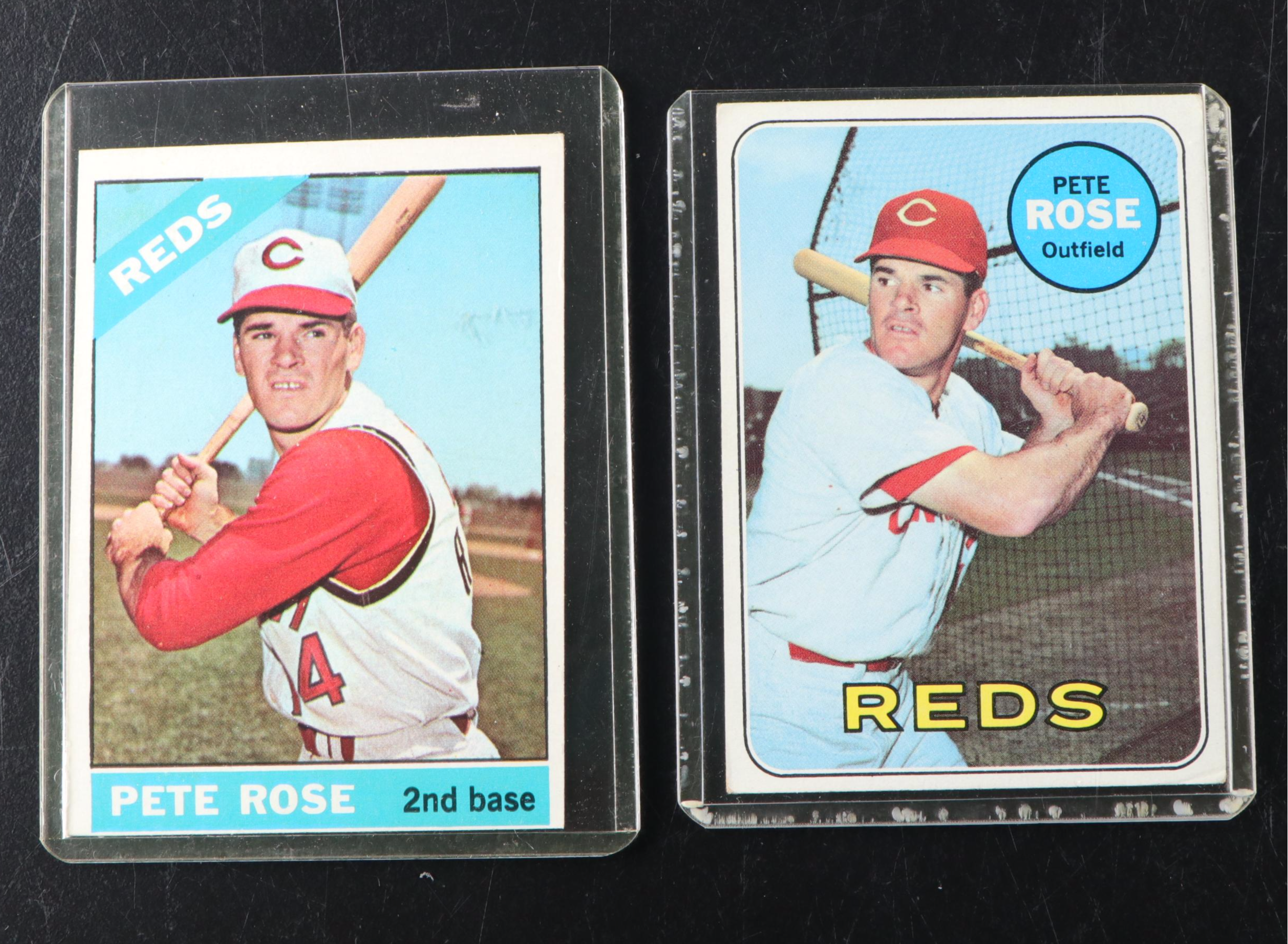 1960s Pete Rose Cincinnati Reds Baseball Cards